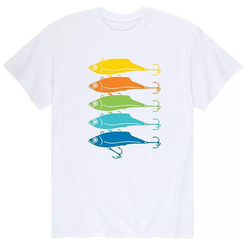 Men's Rainbow Fishing Lures Tee,  Product Image