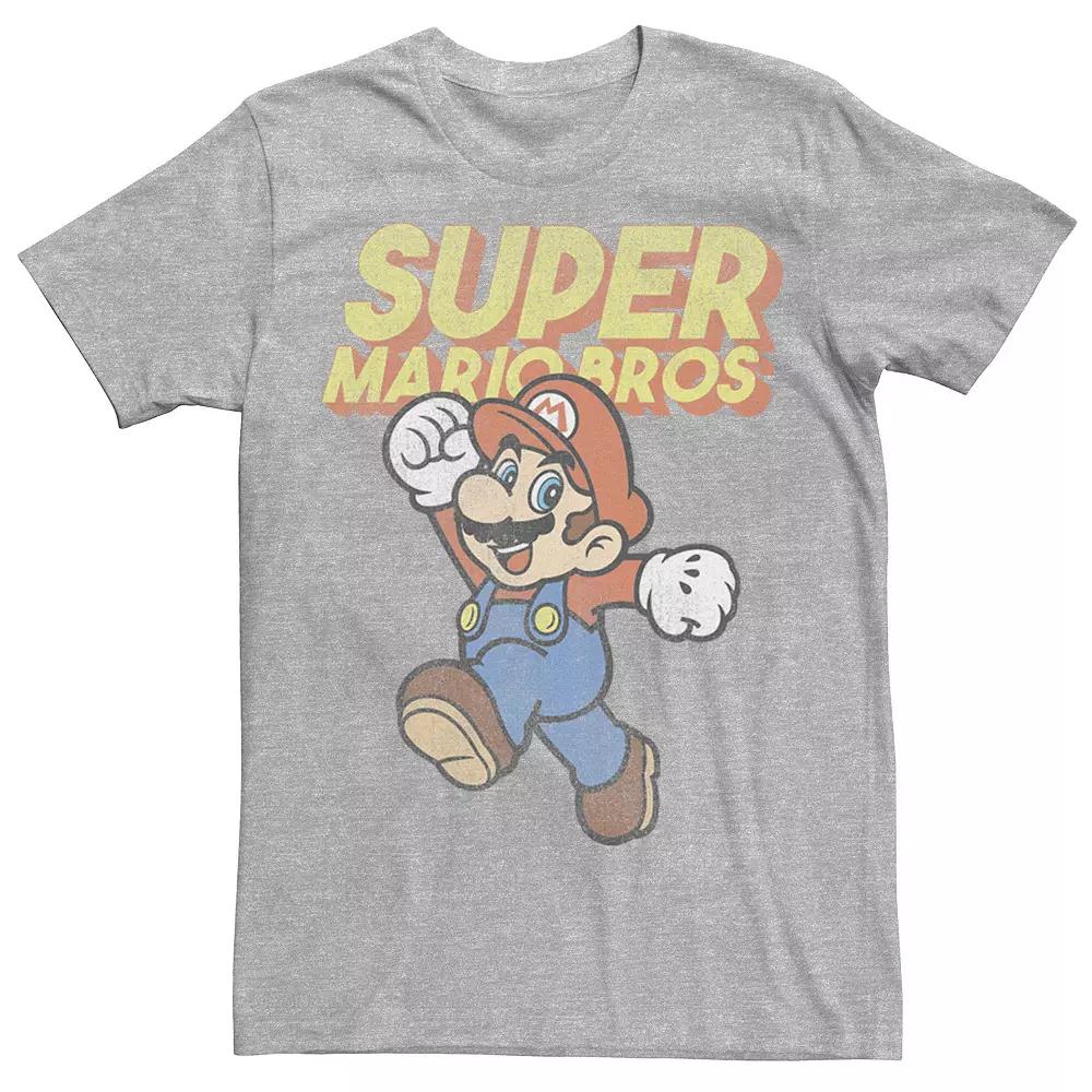Men's Nintendo Super Mario Bros Mario Faded Portrait Tee,  Product Image