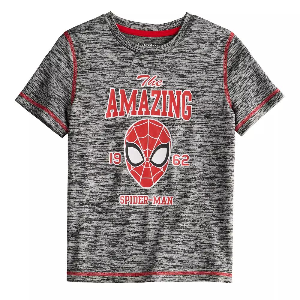 Boys 4-12 Jumping Beans® Spider-Man Active Graphic Tee, Boy's, Grey Product Image