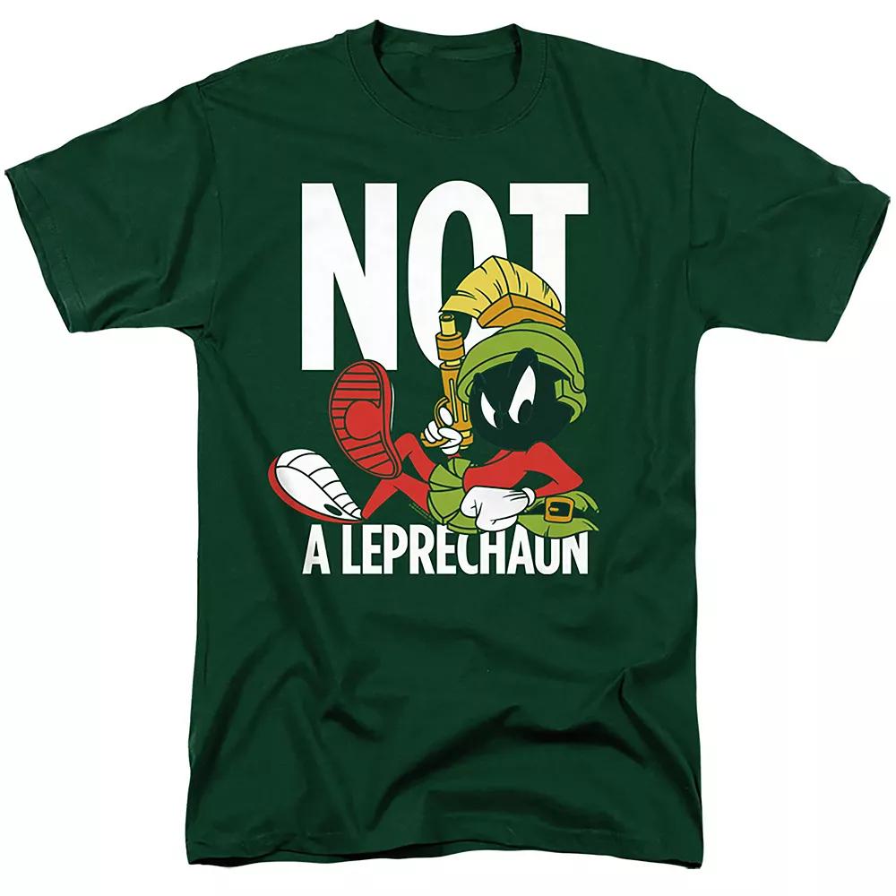 Men's Looney Tunes Not A Leprechaun Graphic Tee, Size: XXL, Dark Green Product Image