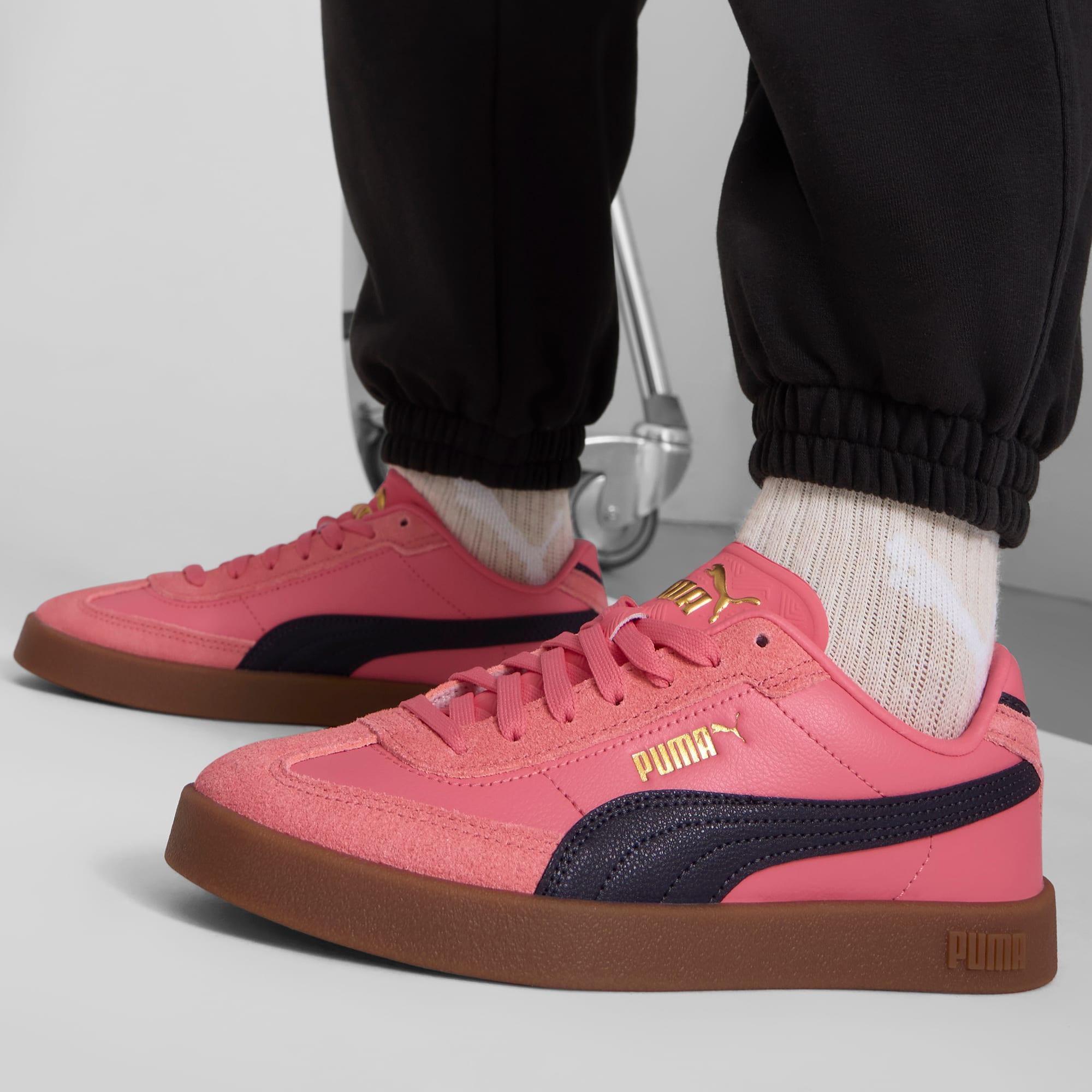 PUMA Basics Big Kids' Hoodie Shoes in Grey Product Image