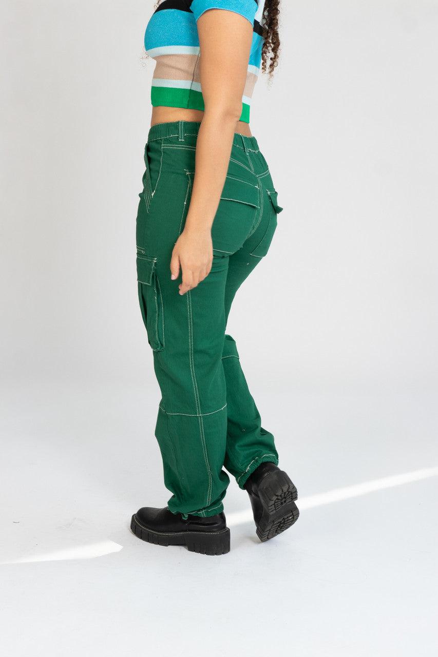 Drawstring Cargo Joggers Product Image