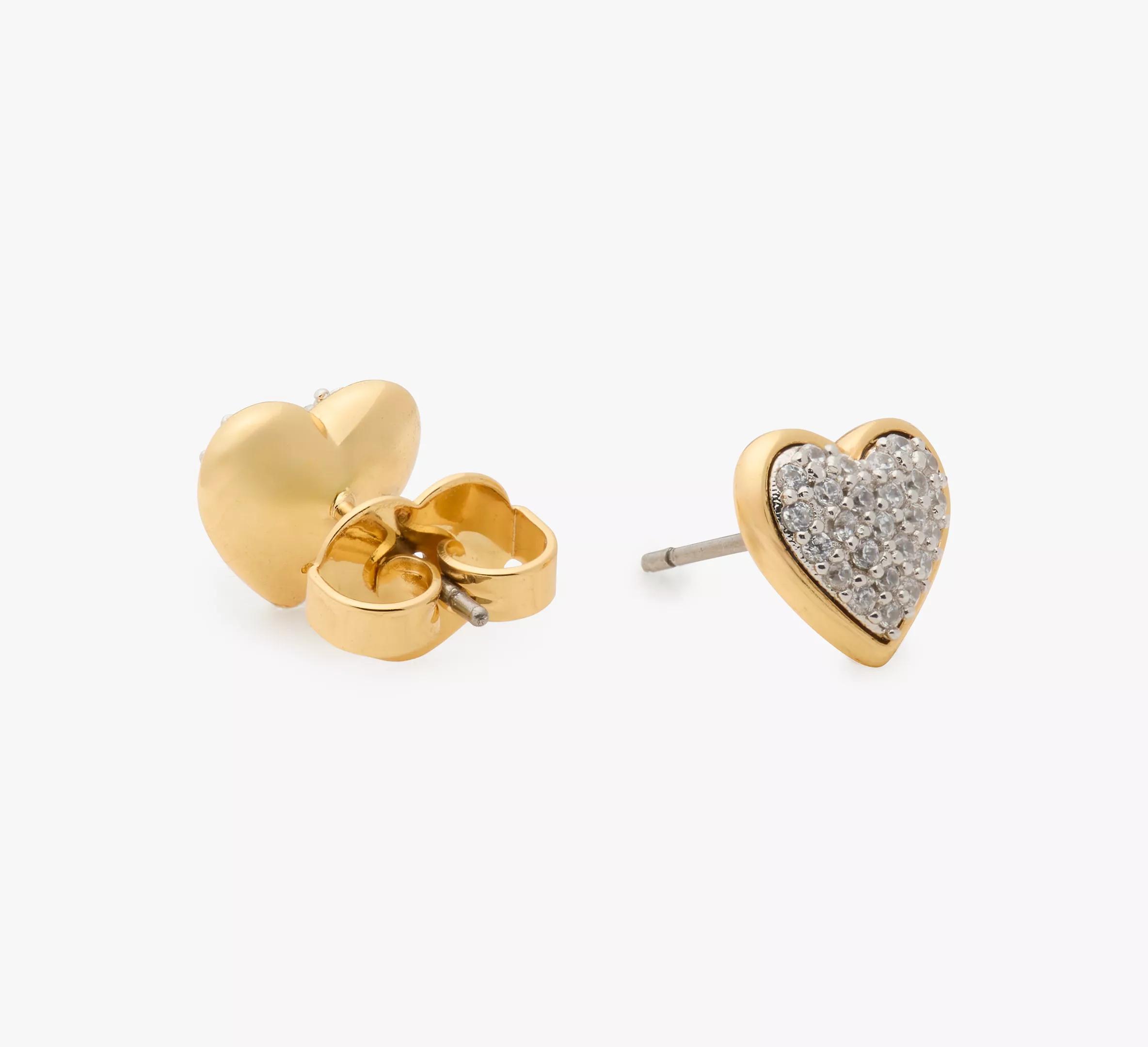 With All My Heart Pavé Studs Product Image