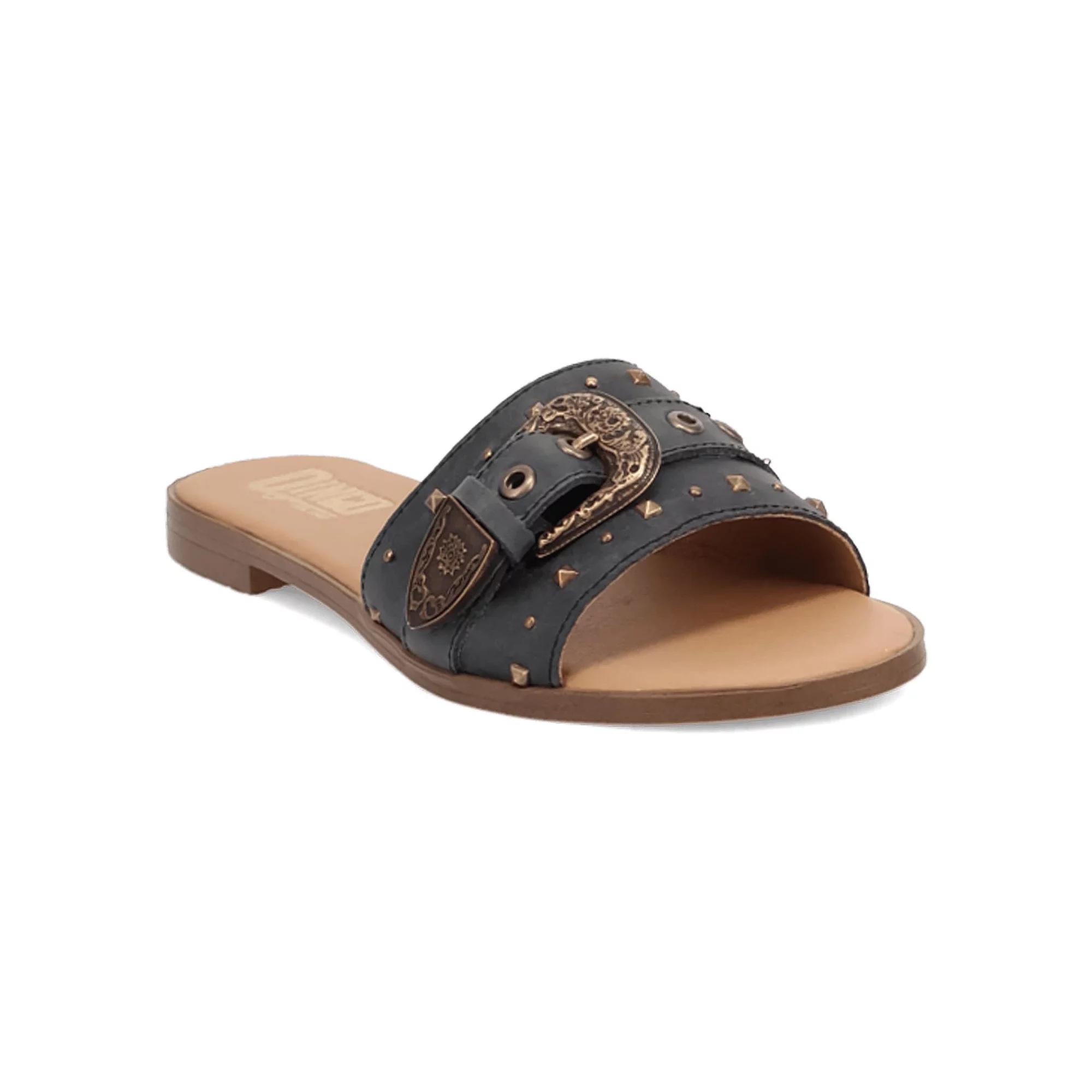 Dingo Lariat Women's Leather Sandals, Size: 8.5, Black Product Image