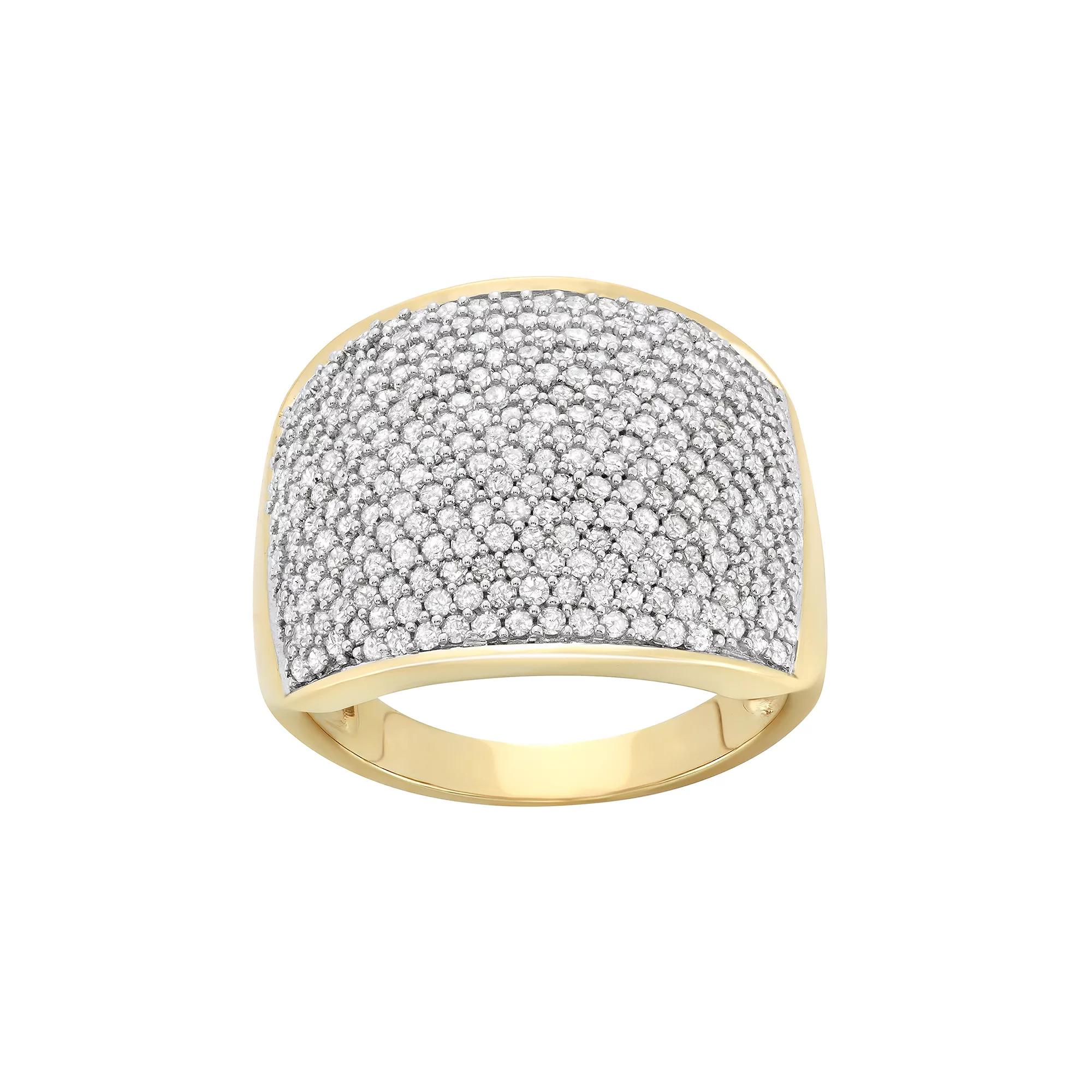 10k Gold 1 1/2 Carat T.W. Diamond Ring, Women's, Size: 9, White Product Image