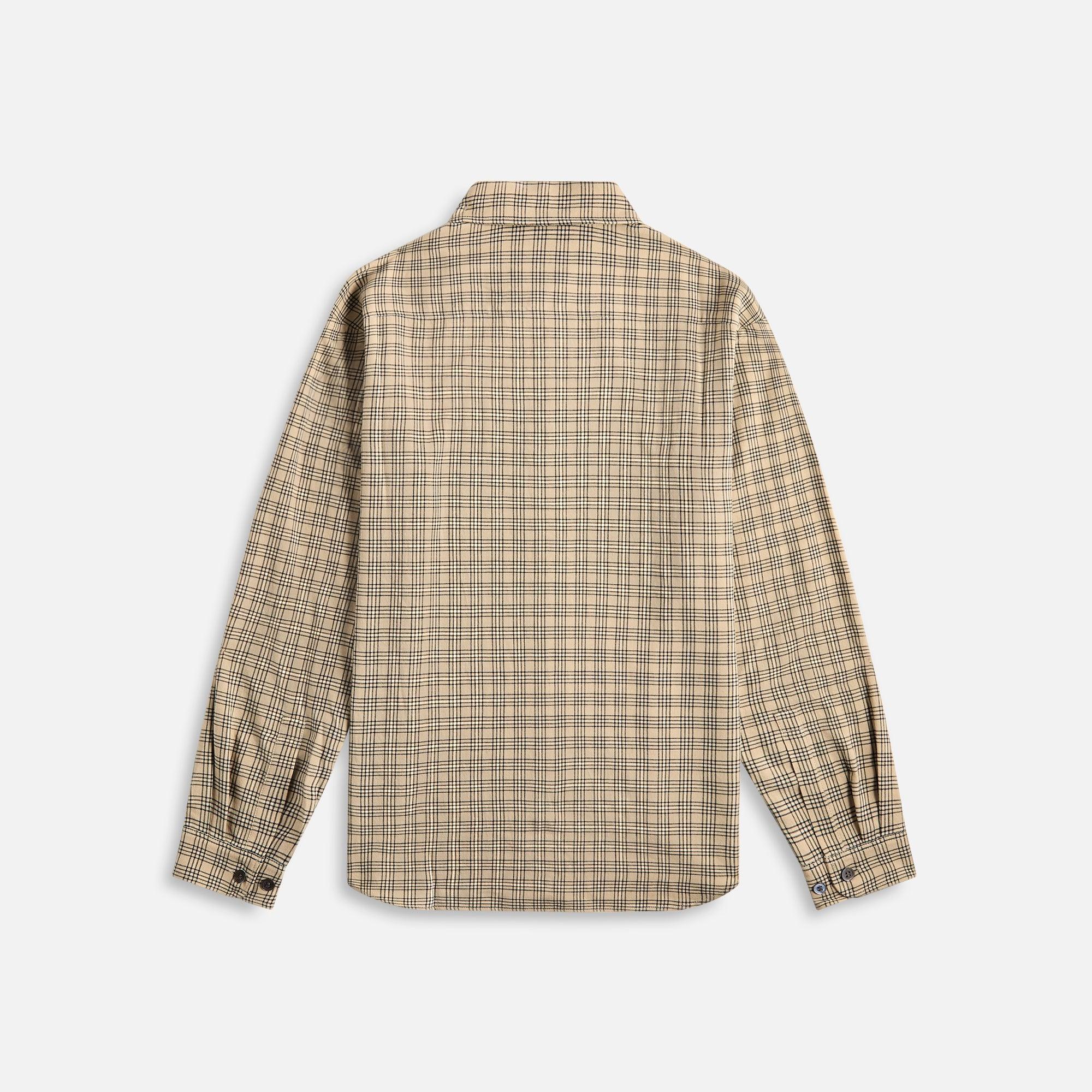 John Elliott Cloak Button-Up - Prato Check Male Product Image