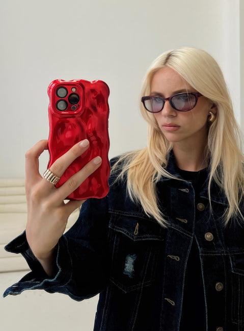 Maceline Iphone Case Red Product Image