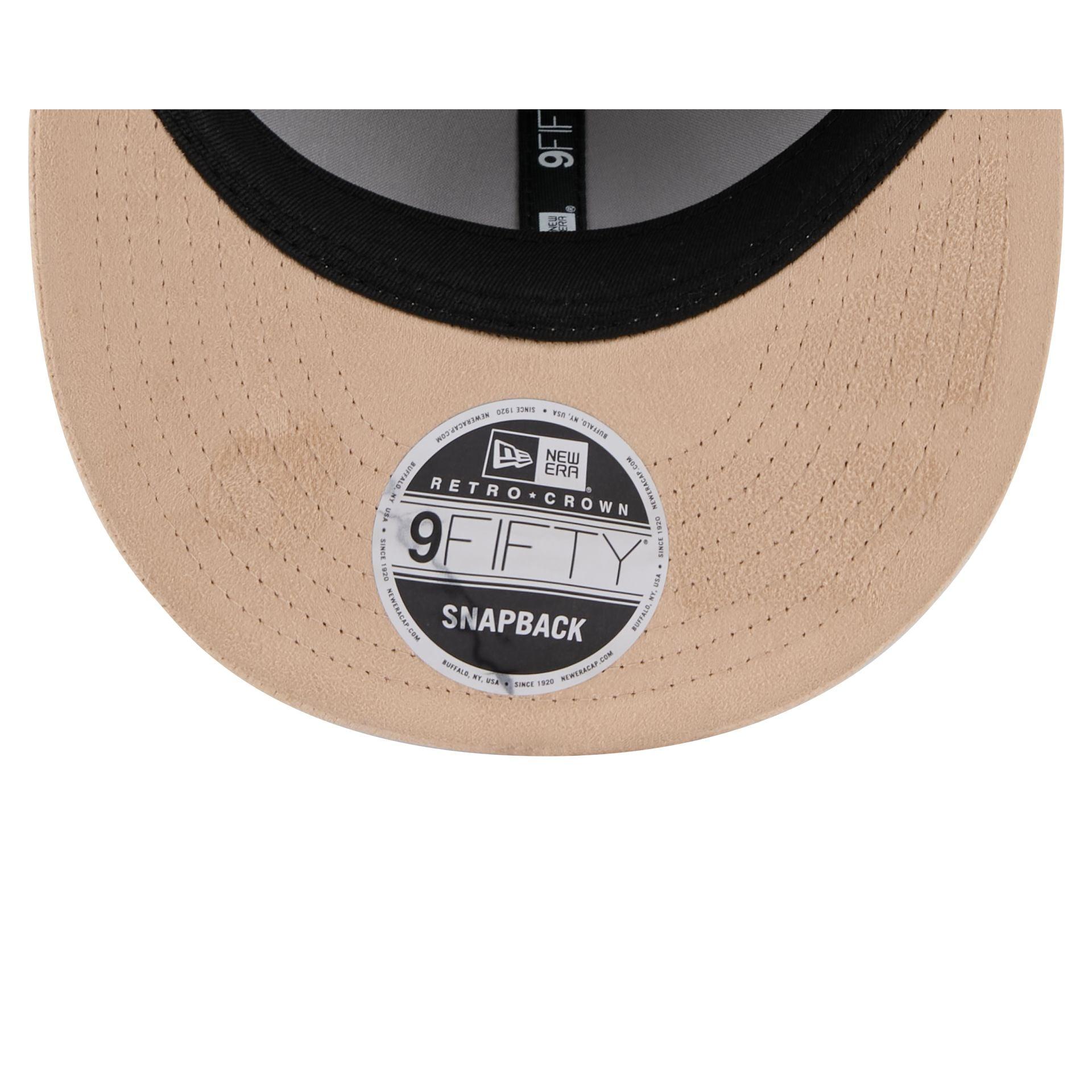 Houston Astros Stone Suede Retro Crown 9FIFTY Snapback Hat Male Product Image