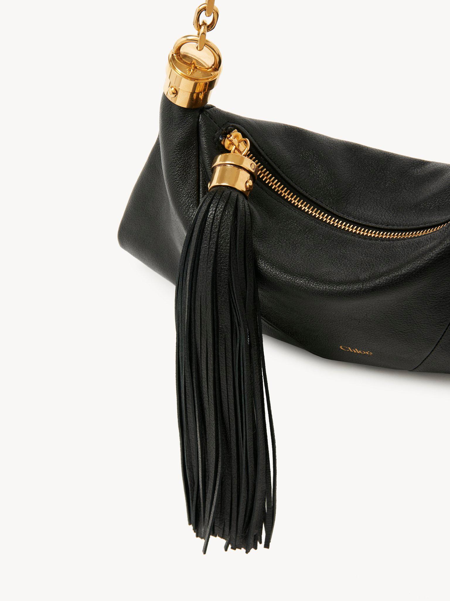 Small Chloé Foulard shoulder bag in grained leather Product Image