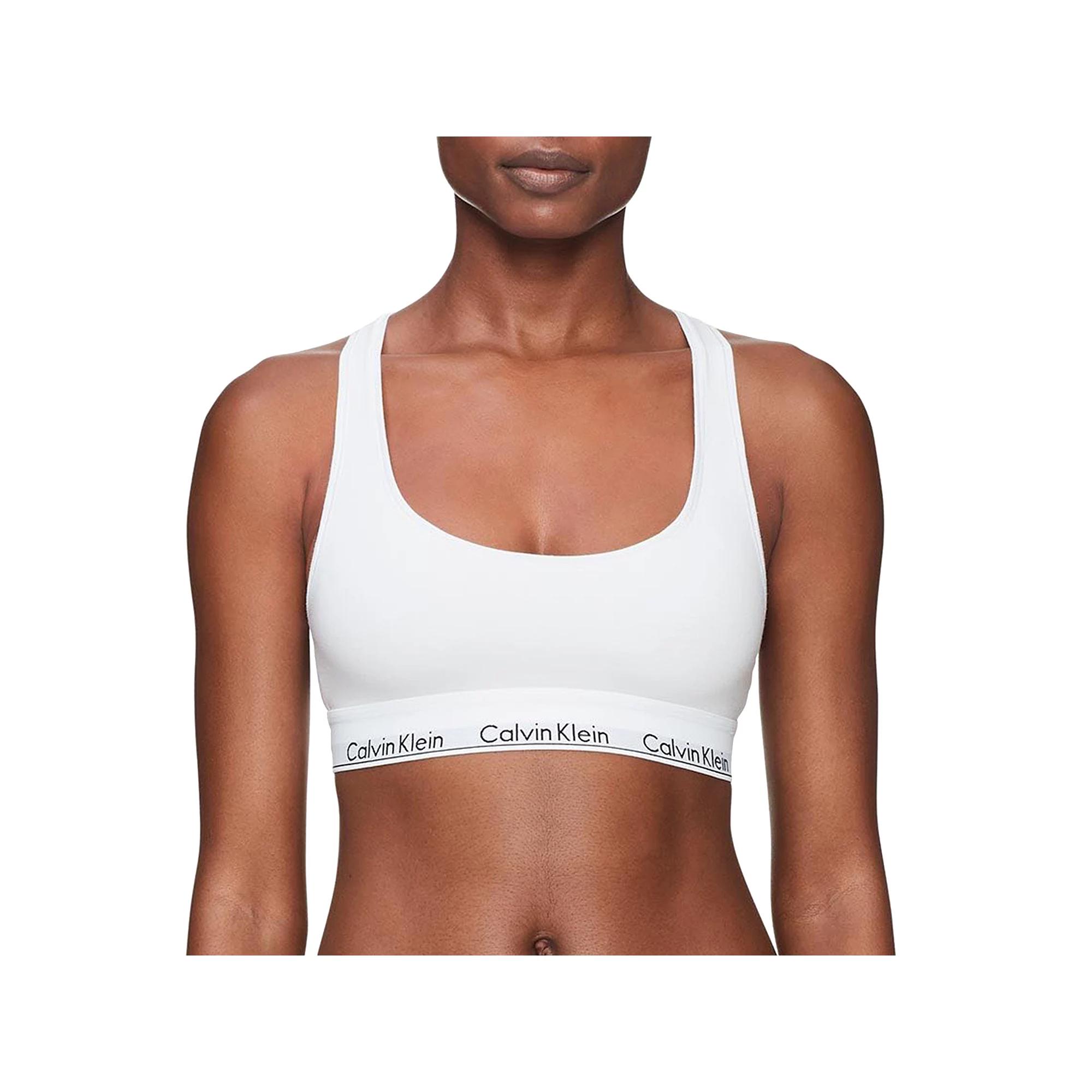 Calvin Klein Womens Icon Cotton Modal Unlined Bralette Product Image