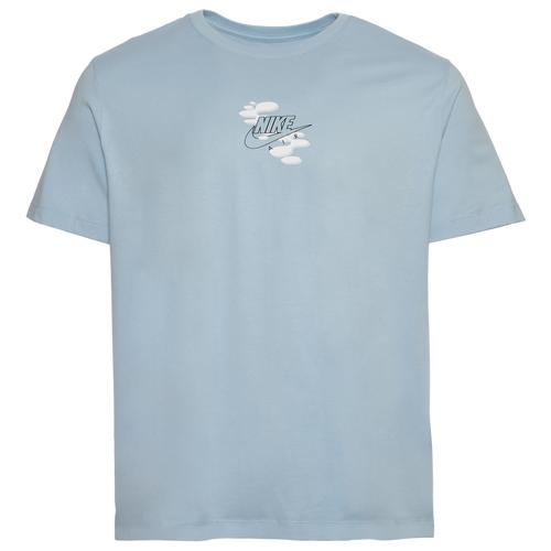 Nike Mens Nike Air Flip T-Shirt - Mens Blue/White/Gray Product Image