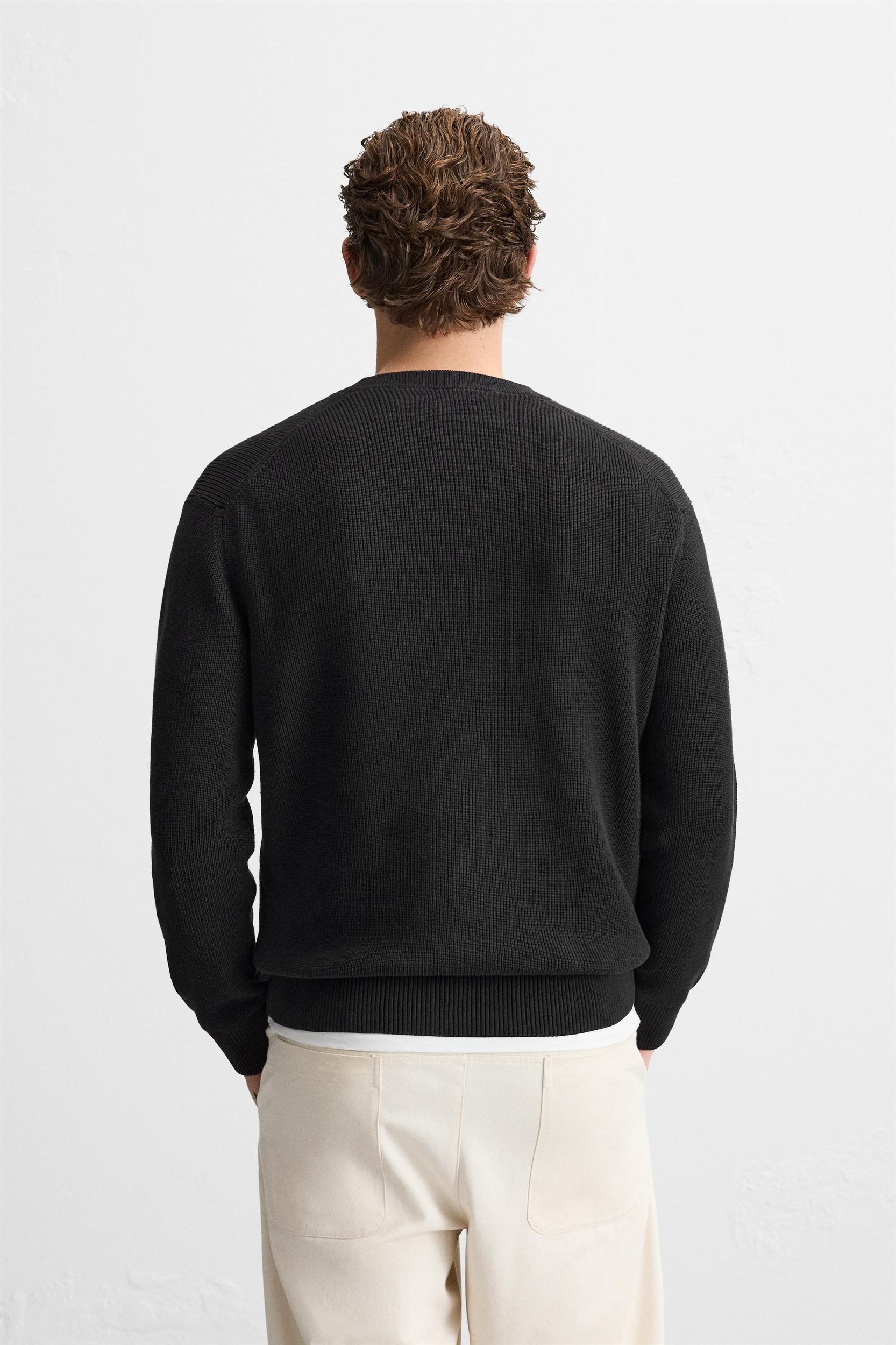 BASIC PURL KNIT SWEATER Product Image