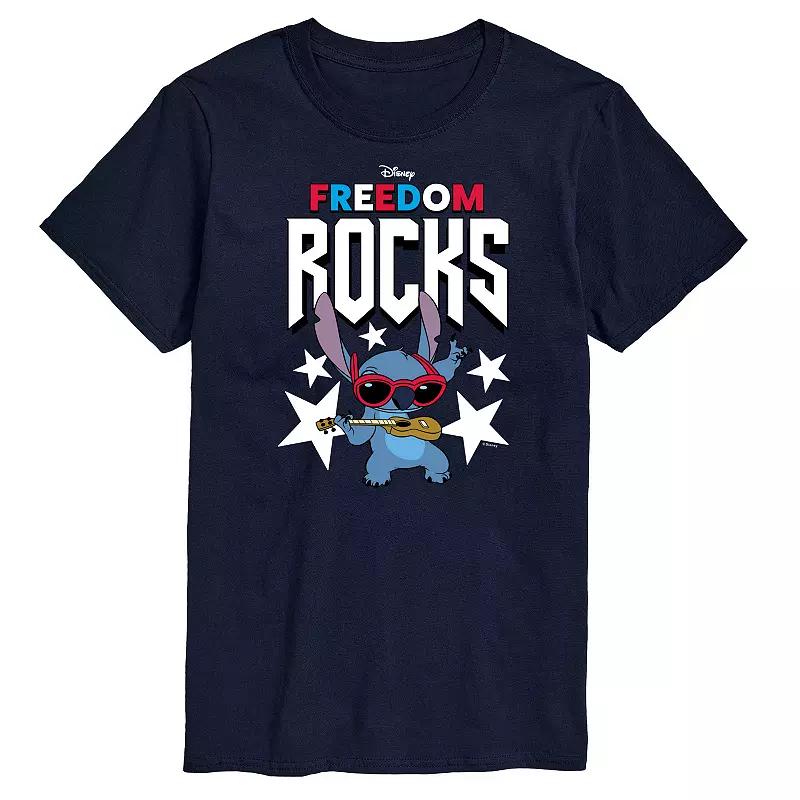 Disney's Lilo and Stitch Men's Freedom Rocks Graphic Tee,  Product Image