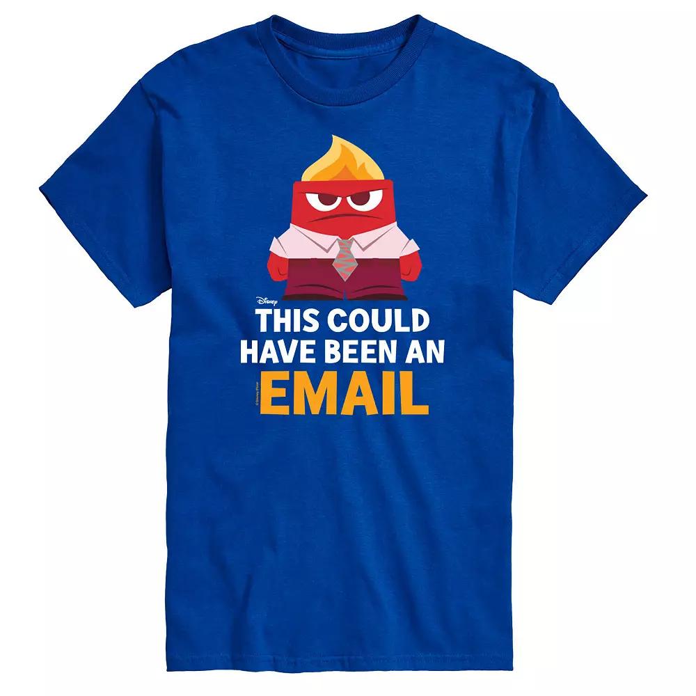 Disney / Pixar's Inside Out Big & Tall Been An Email Graphic Tee, Men's,  Product Image