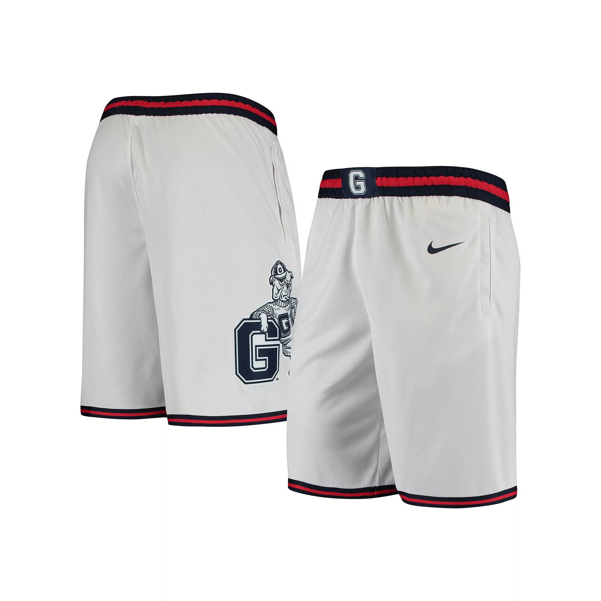 Men's Nike White Gonzaga Bulldogs Limited Basketball Performance Shorts, Size: Small, Zag White Product Image