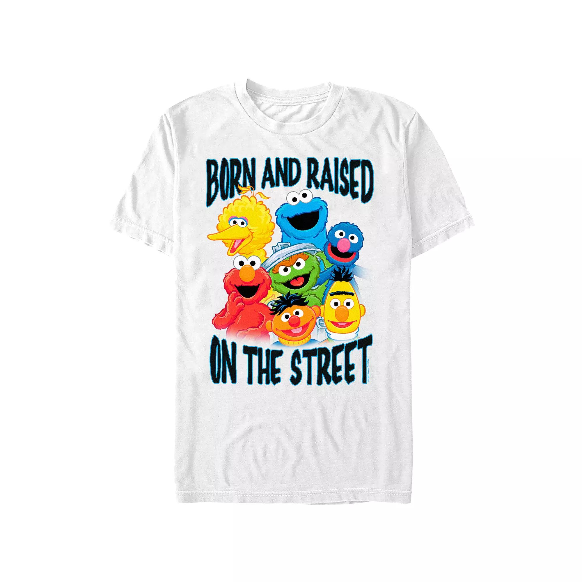 Men's Sesame Street Born And Raise On The Street Graphic Tee,  Product Image
