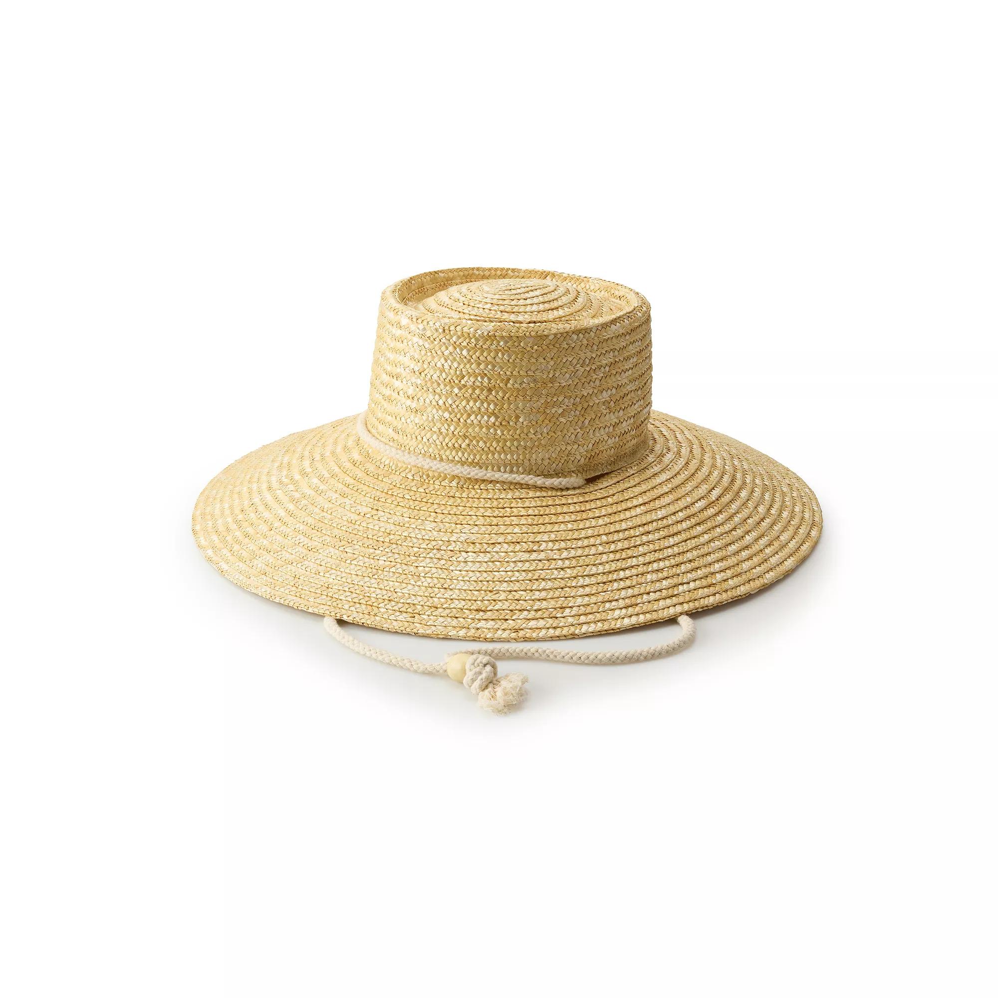Women's LC Lauren Conrad Wheat Straw Downbrim Hat, Natural Product Image