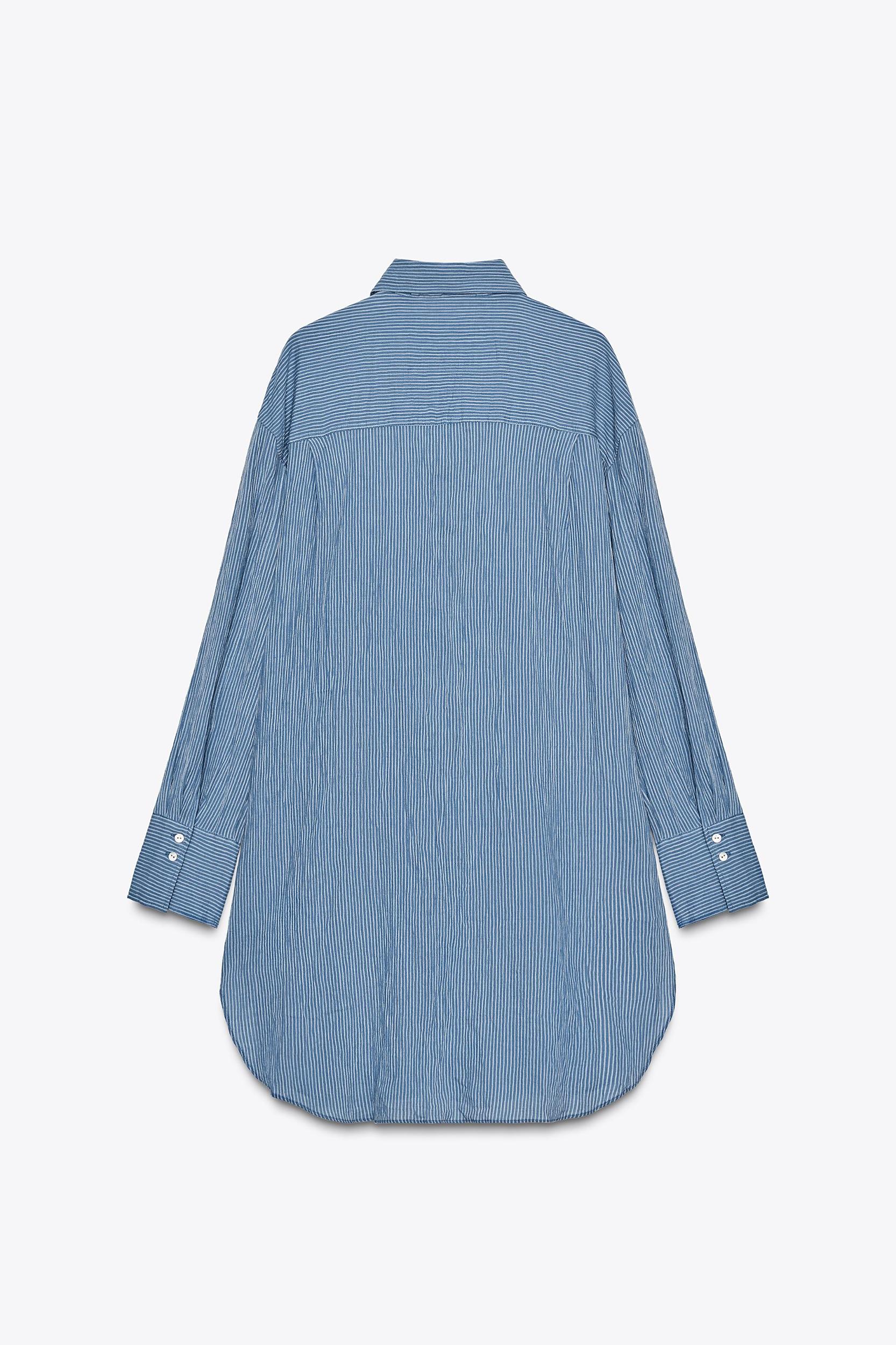 ZW COLLECTION LONG STRIPED SHIRT Product Image