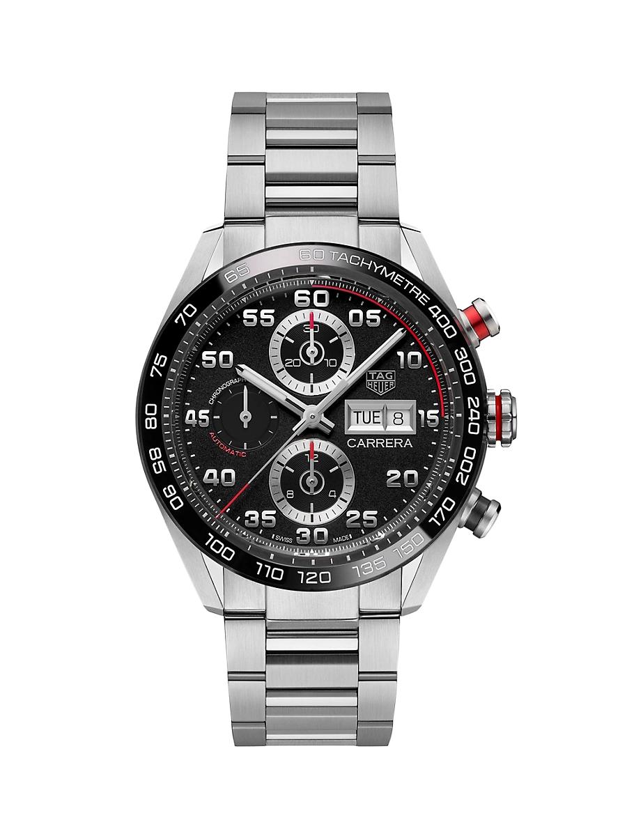 Mens Carrera Caliber Stainless Steel Automatic Chronograph Product Image