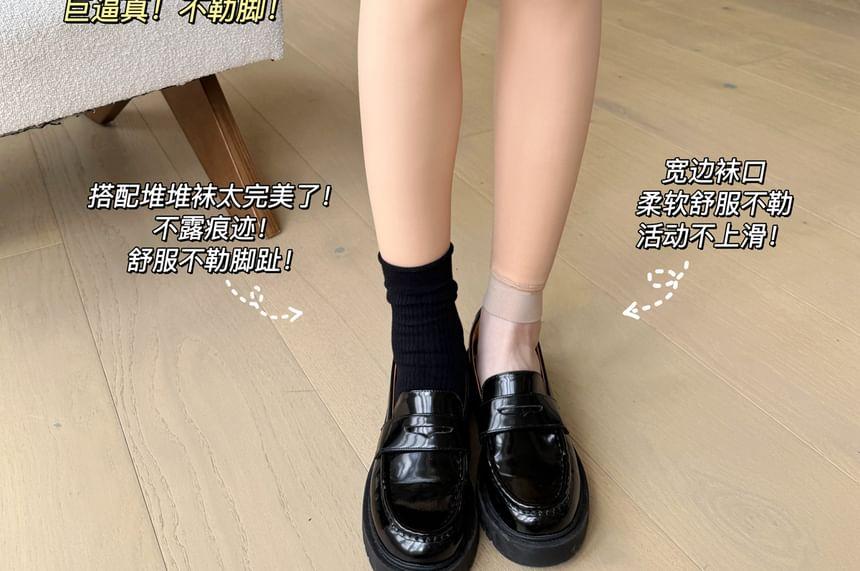 Sheer Tights / Stirrup Leggings / Leggings Product Image