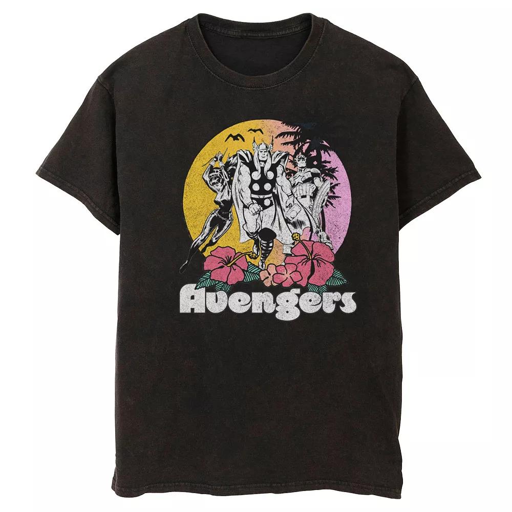 Men's Marvel Avengers Walking Into The Sunset Poster Tee,  Product Image