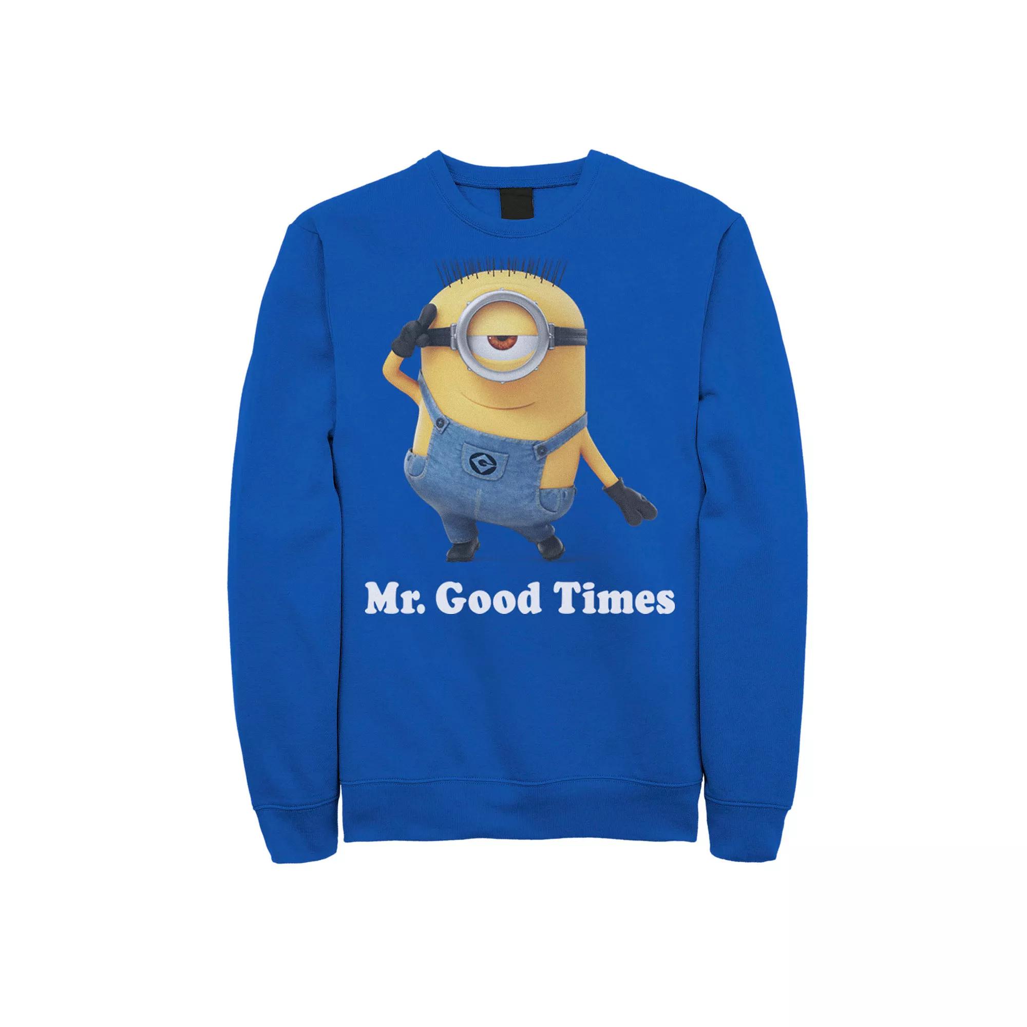 Men's Despicable Me Minions Mr. Good Times Sweatshirt,  Product Image