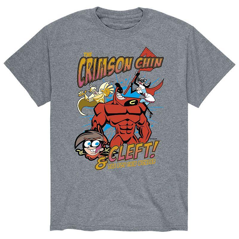 Men's Fairly Odd Parents Crimson Chin & Cleft Tee,  Product Image