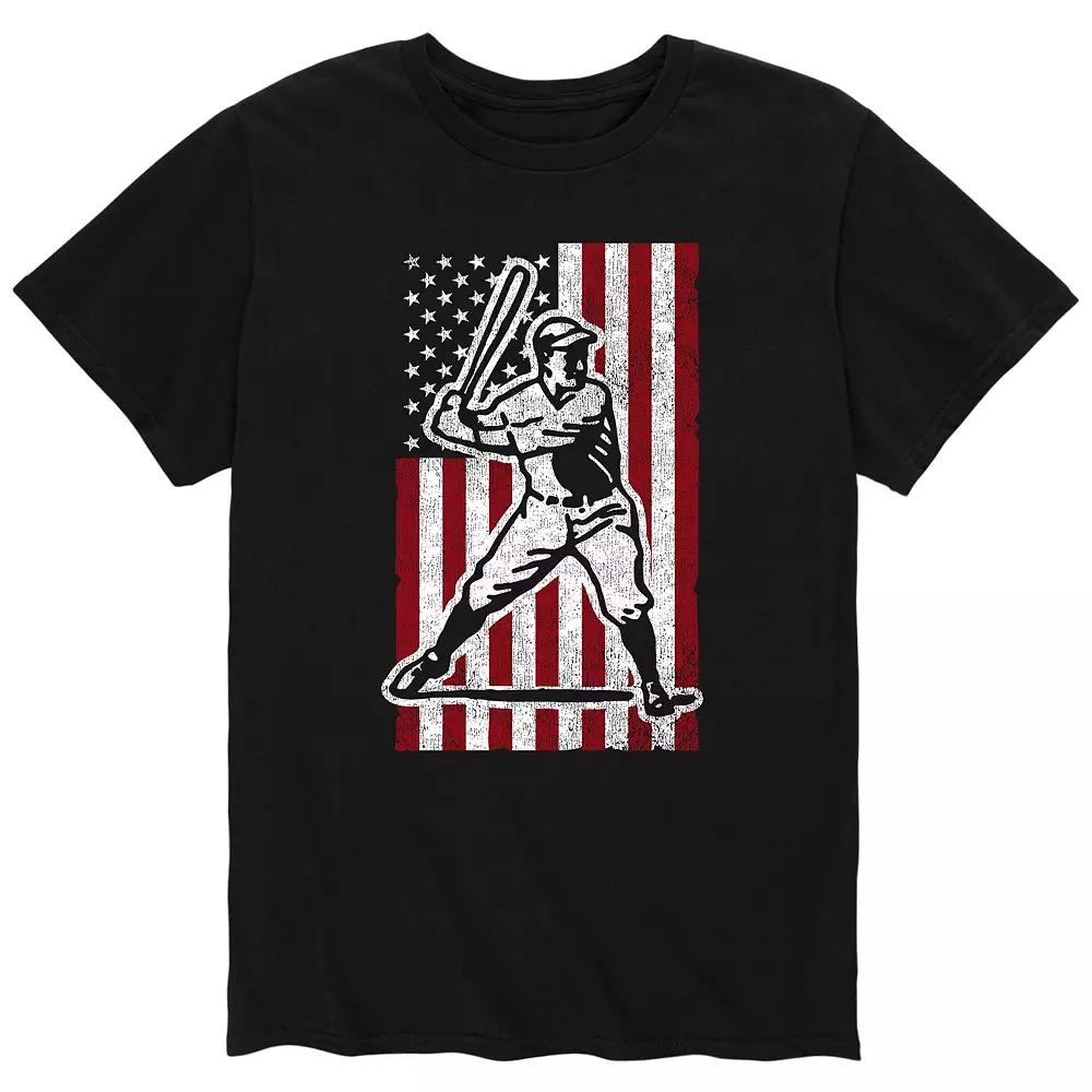 Men's Classic Baseball Flag Tee,  Product Image