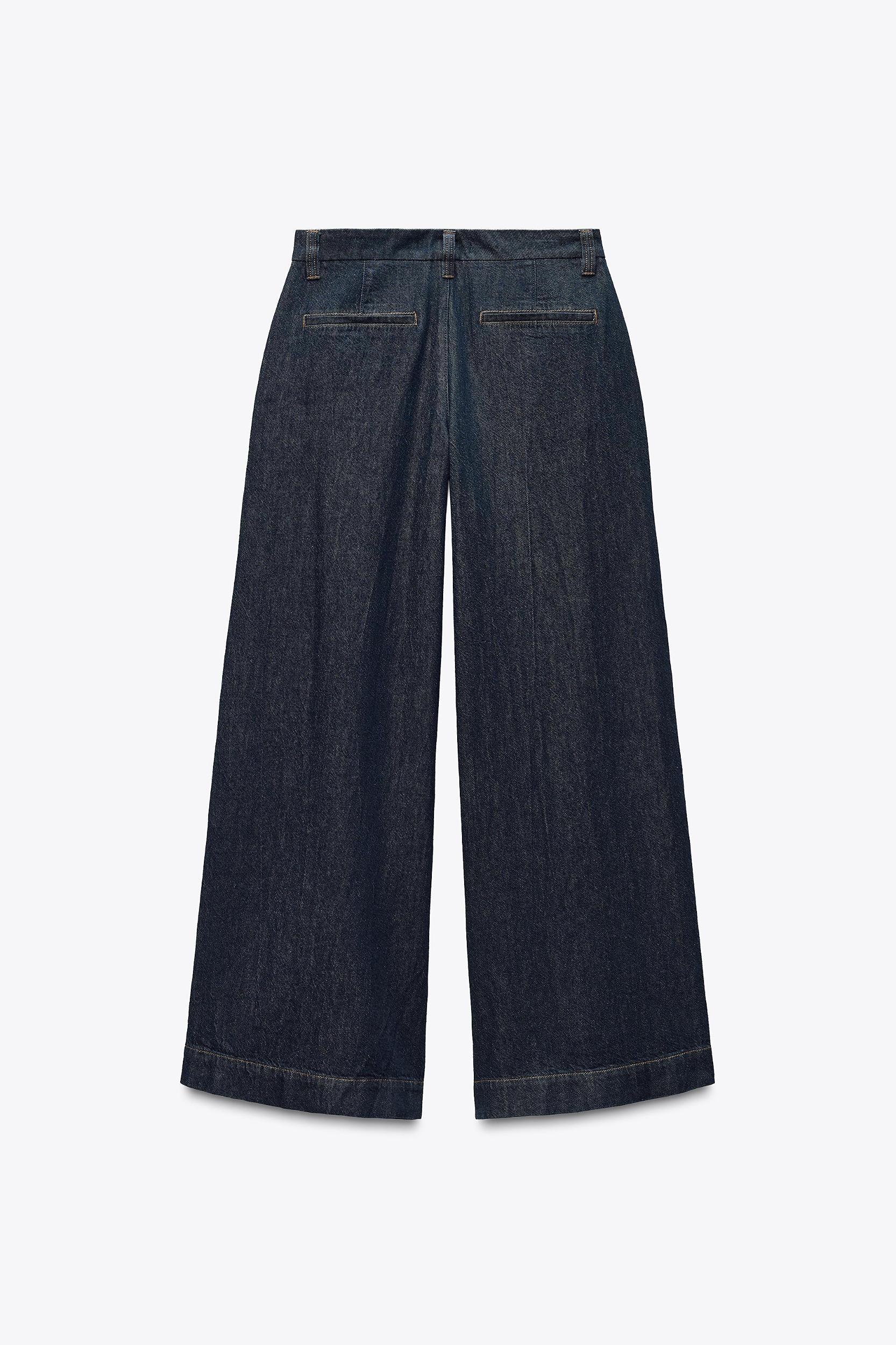 MID WAIST DARTED Z1975 WIDE LEG JEANS Product Image