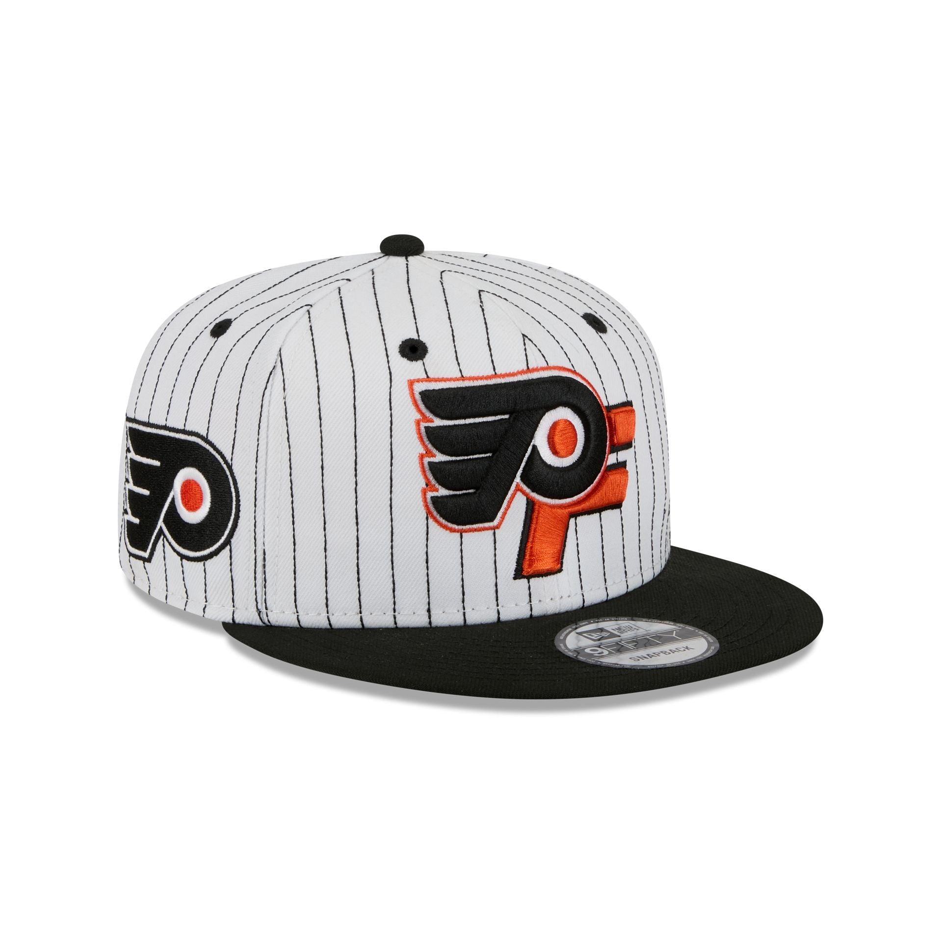 Philadelphia Flyers Deceptor Pinstripe 9FIFTY Snapback Hat Male Product Image