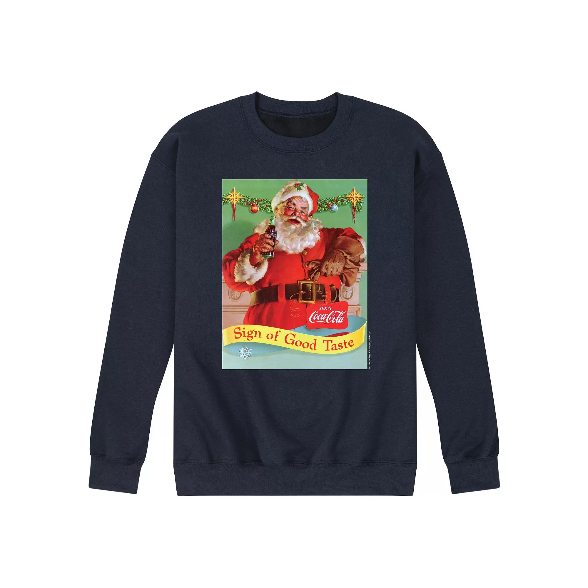 Men's CocaCola Sip Of Good Taste Sweatshirt,  Product Image