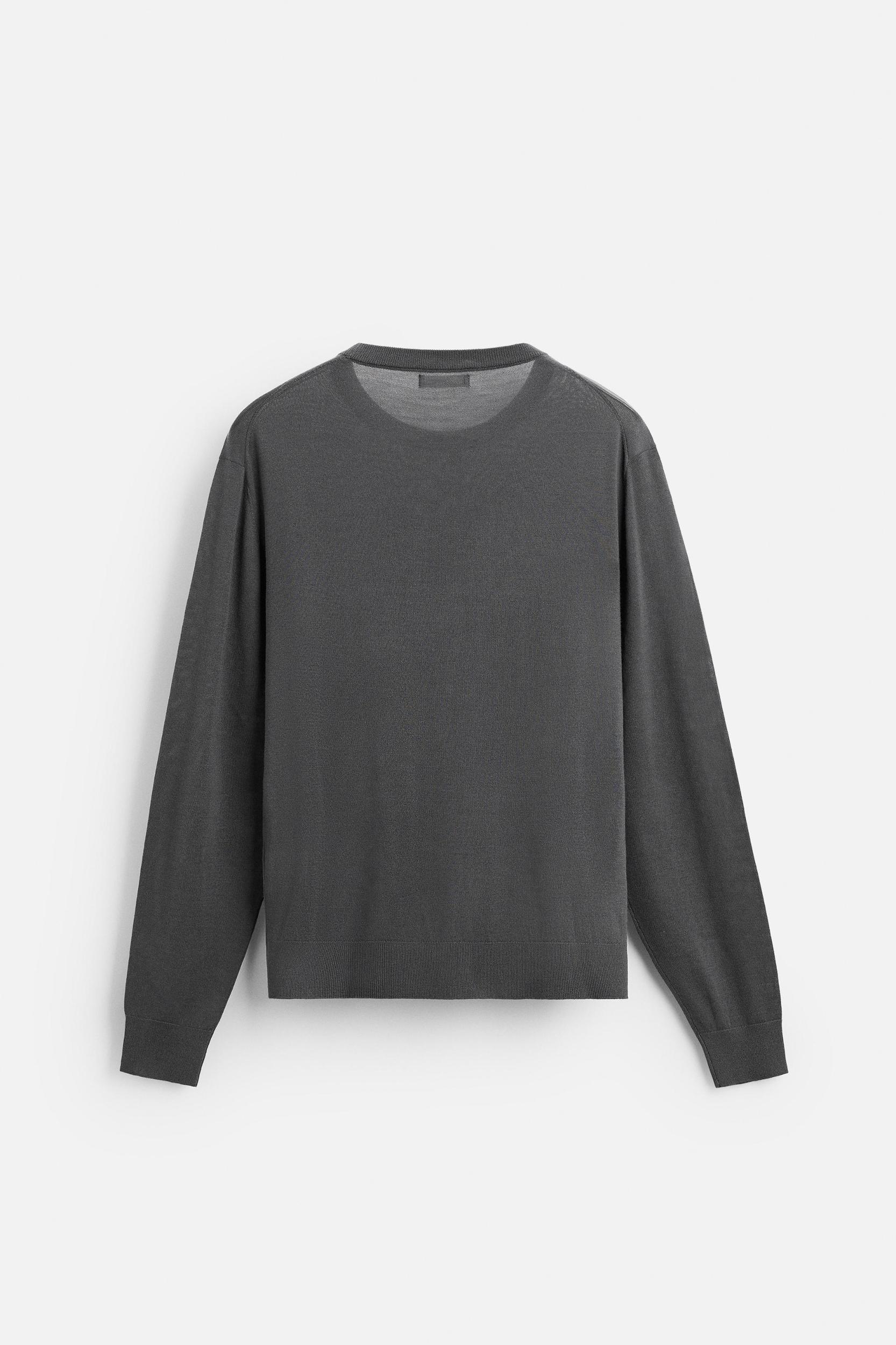 MERCERIZED WOOL SWEATER Product Image