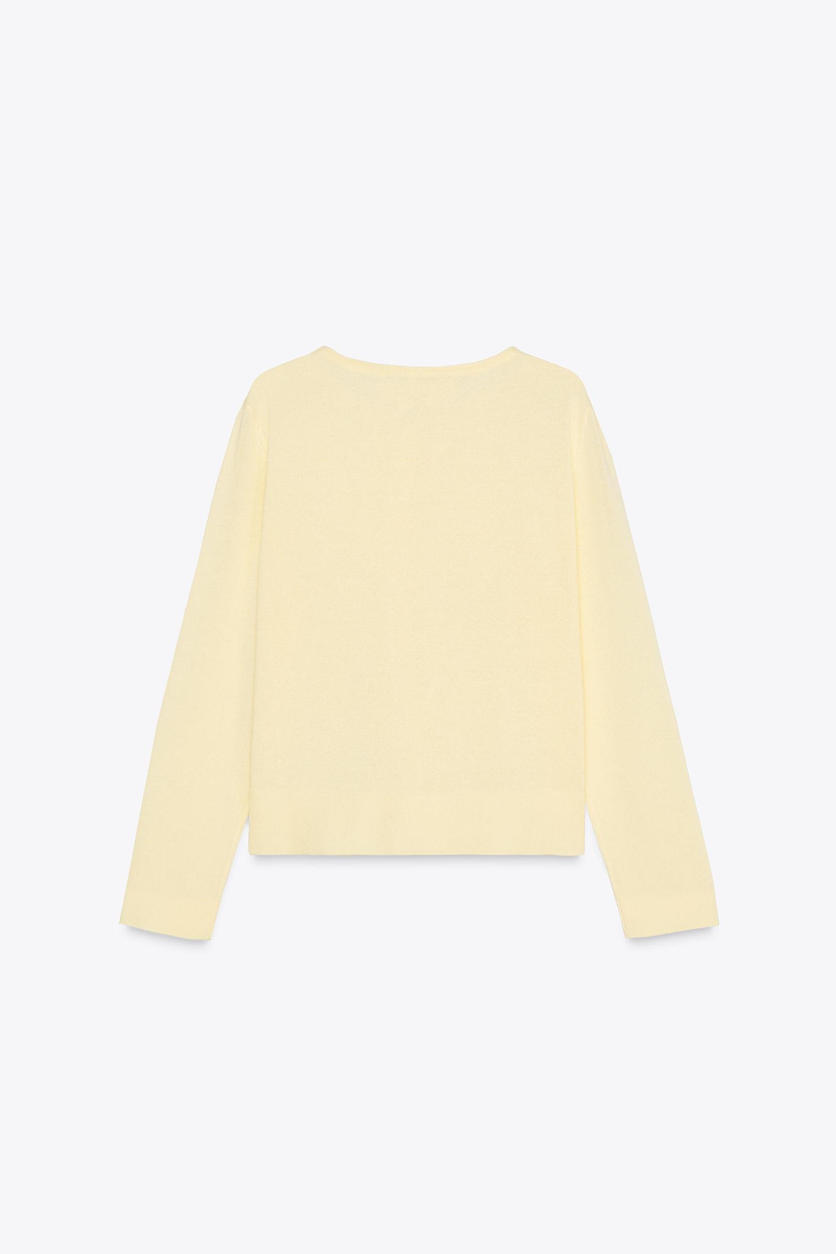 PLAIN KNIT CARDIGAN Product Image