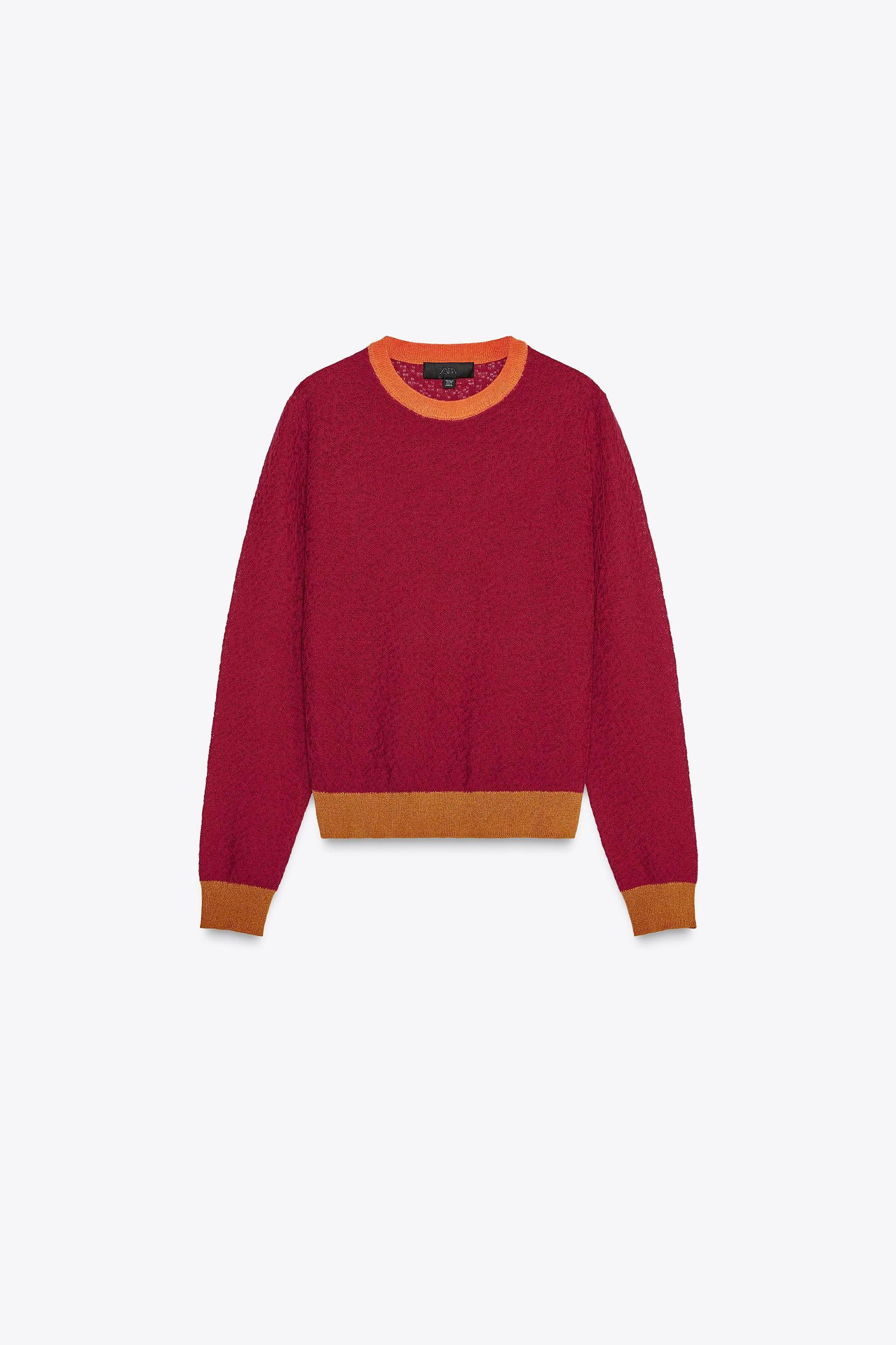 COLORBLOCK KNIT SWEATER Product Image