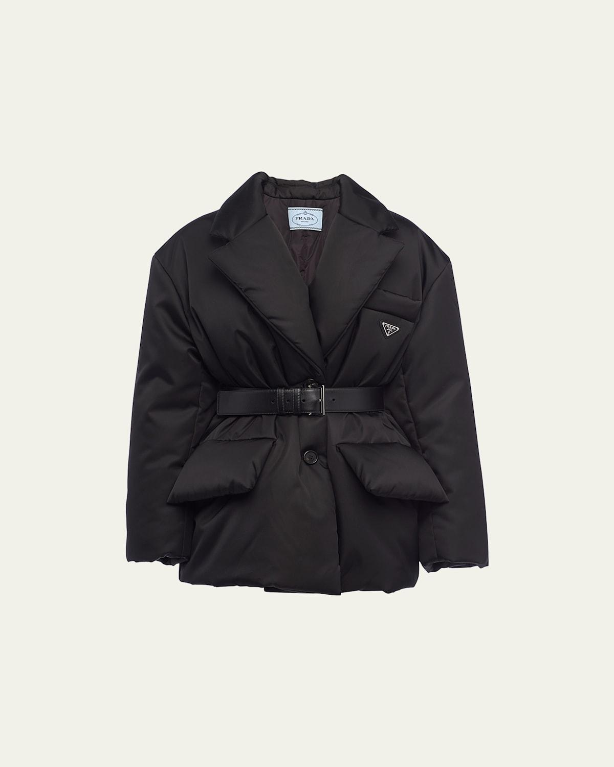 Re-Nylon Belted Down Jacket Product Image