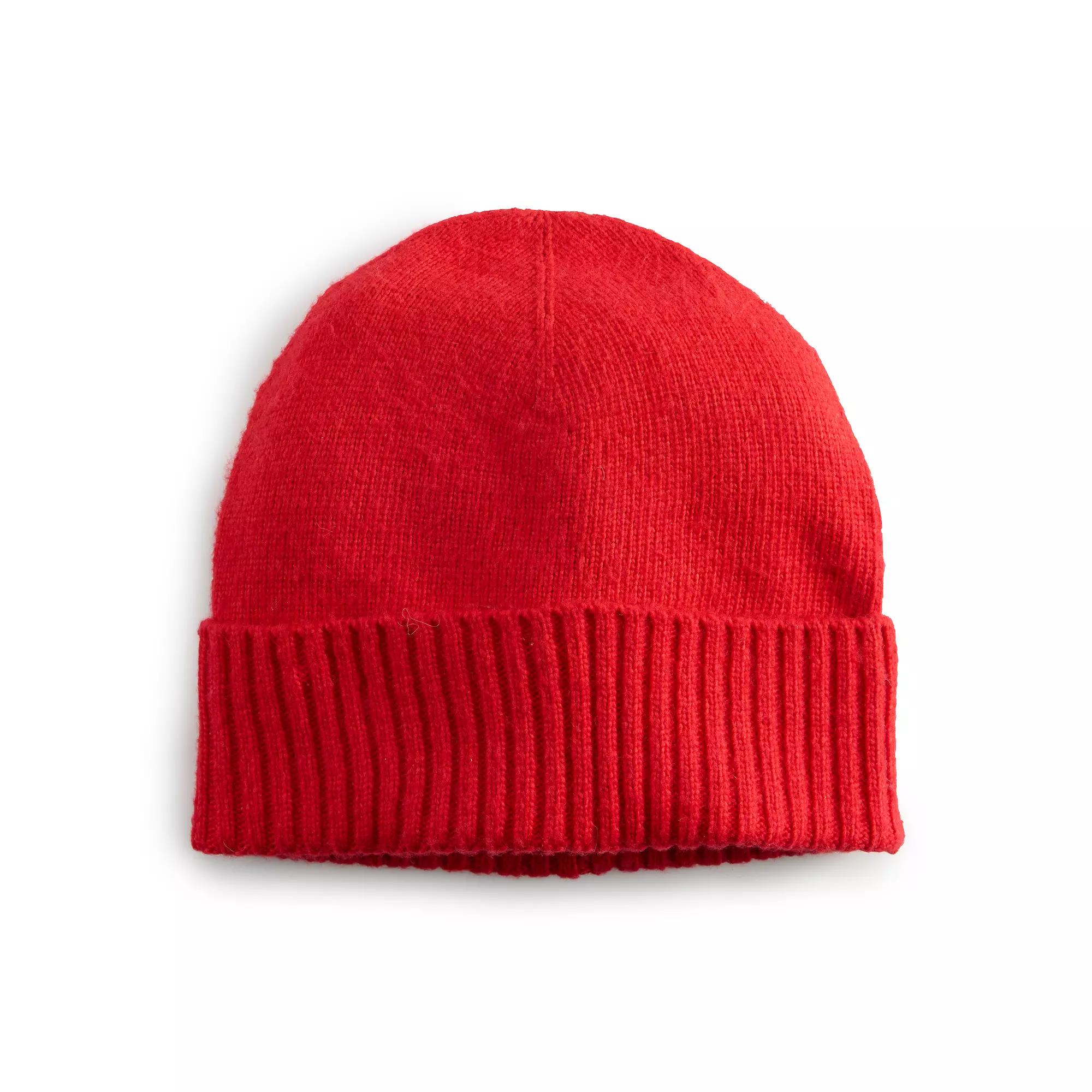 Women's Sonoma Goods For Life® Unlined Cozy Marl Beanie, Velocity Blue Product Image