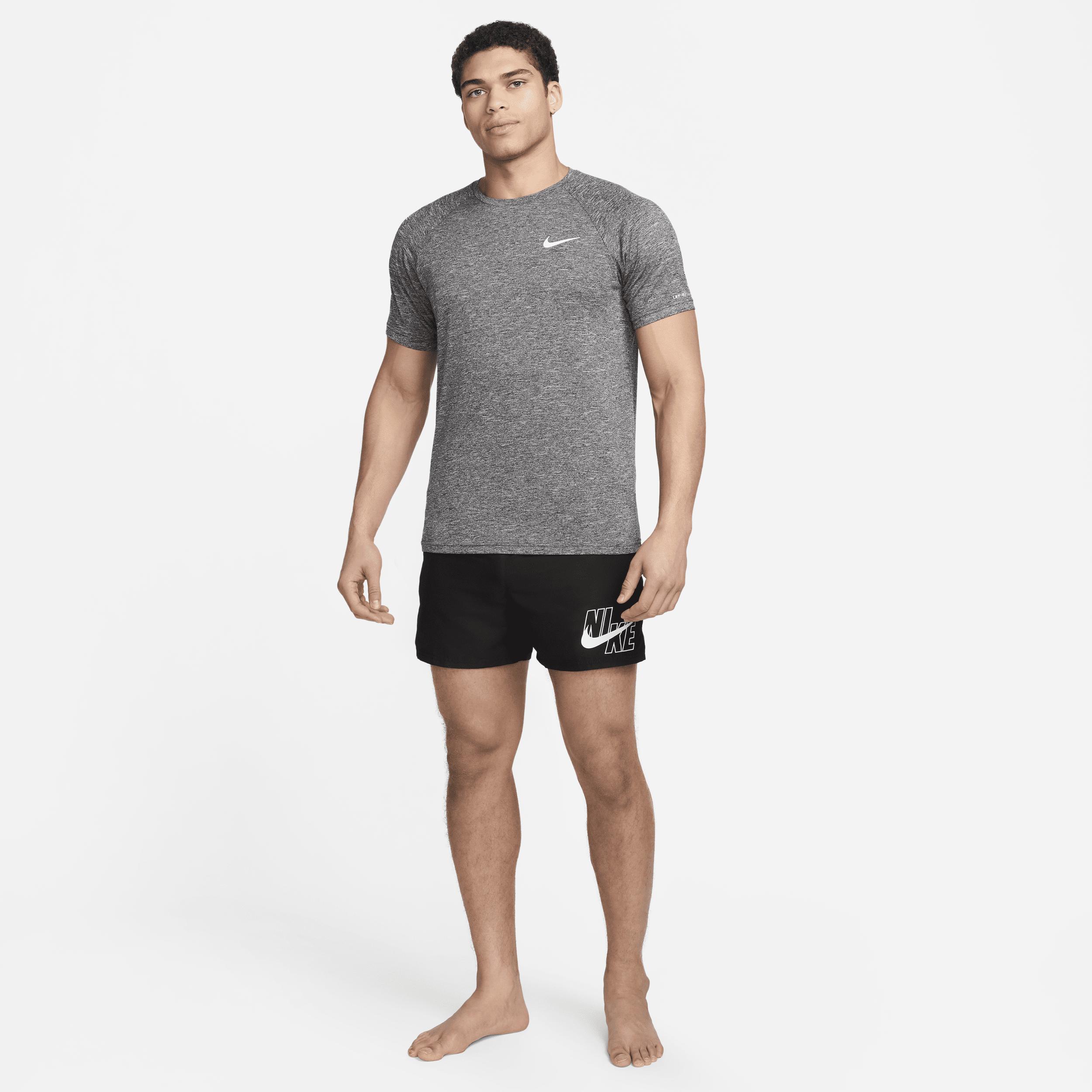 Nike Mens Heathered Short-Sleeve Hydroguard Swim Shirt | NESSA589-001 Product Image