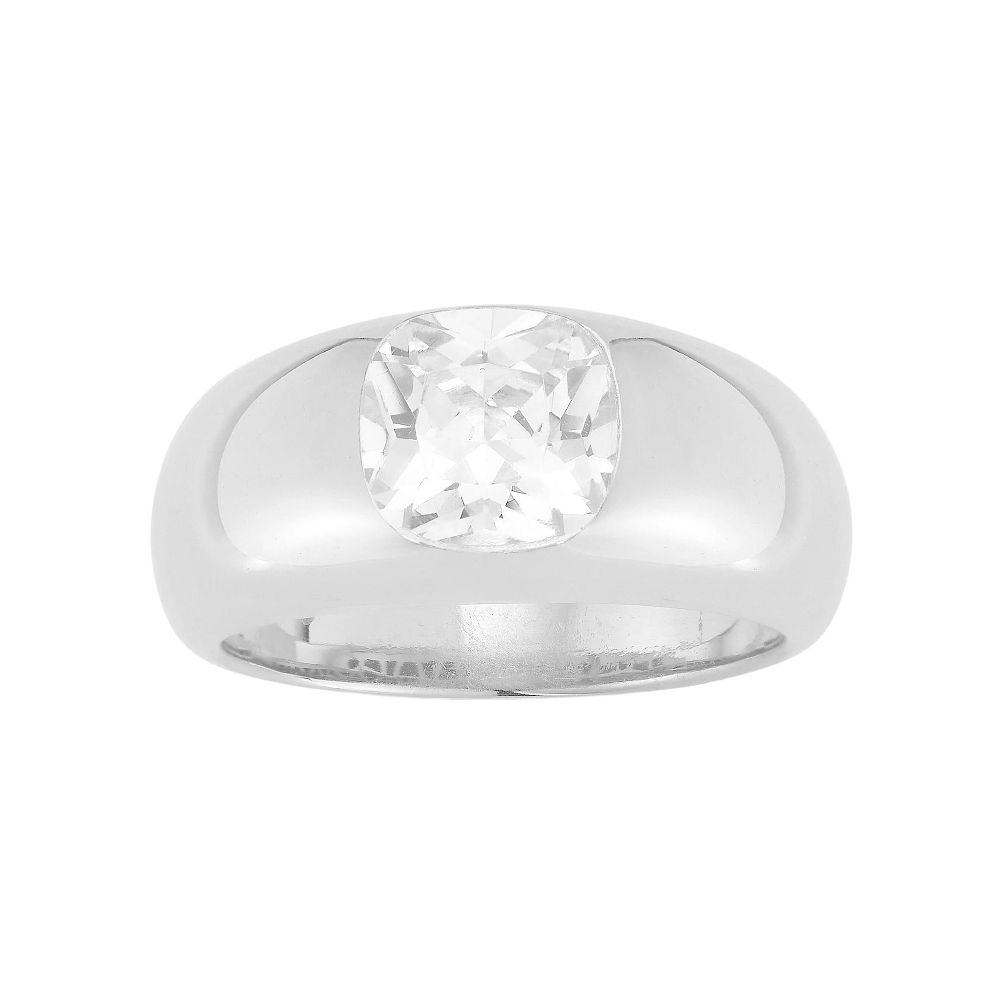 Sunkissed Sterling Cubic Zirconia Dome Ring, Women's,  Product Image