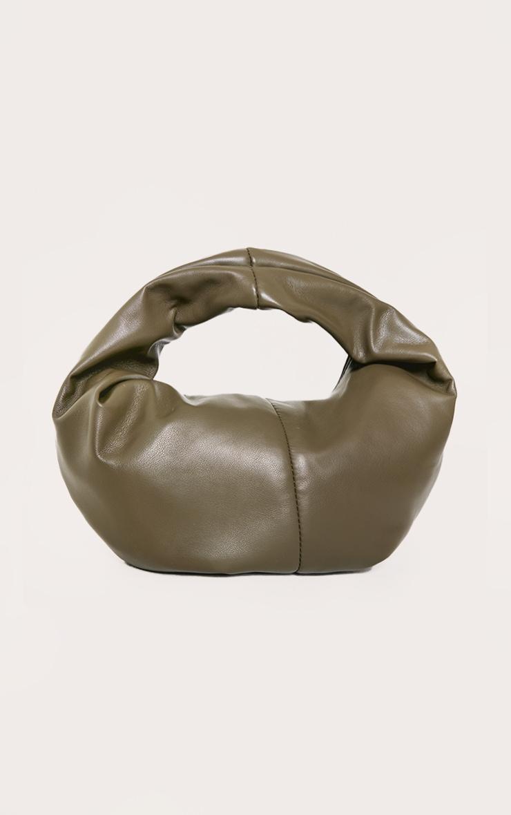 Olive Pu Round Mini Grab Bag Product Image