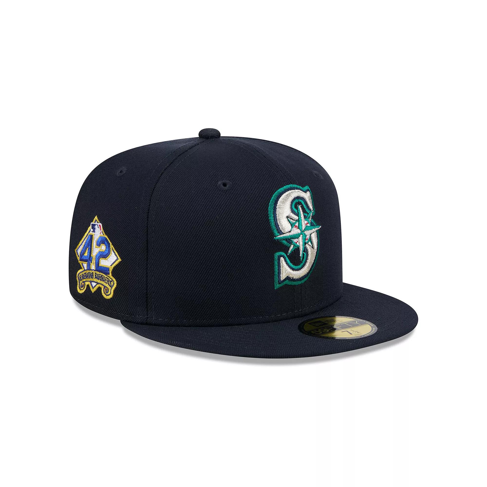 Men's New Era Navy Seattle Mariners 2025 Jackie Robinson Day 59FIFTY Fitted Hat,  Product Image