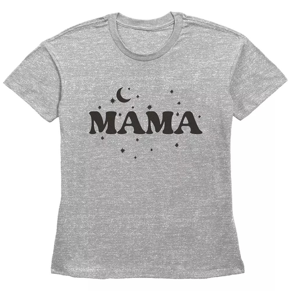 Women's Mama Basic Fit Graphic Tee,  Product Image