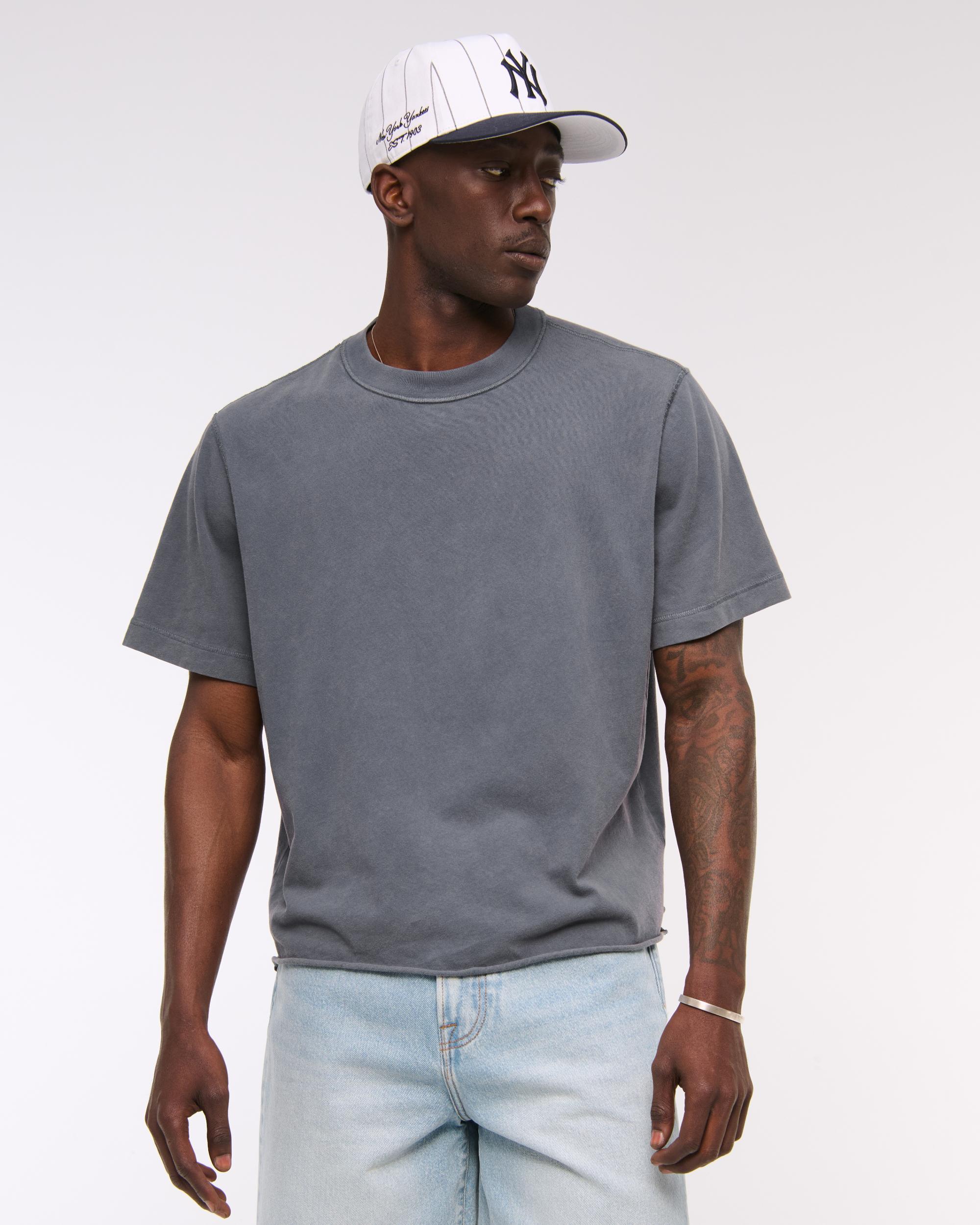 Vintage-Inspired Cropped Tee Product Image