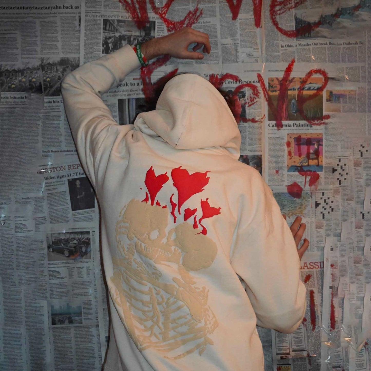 Til Death Do Us Part Graphic Puff Print Hoodie Product Image