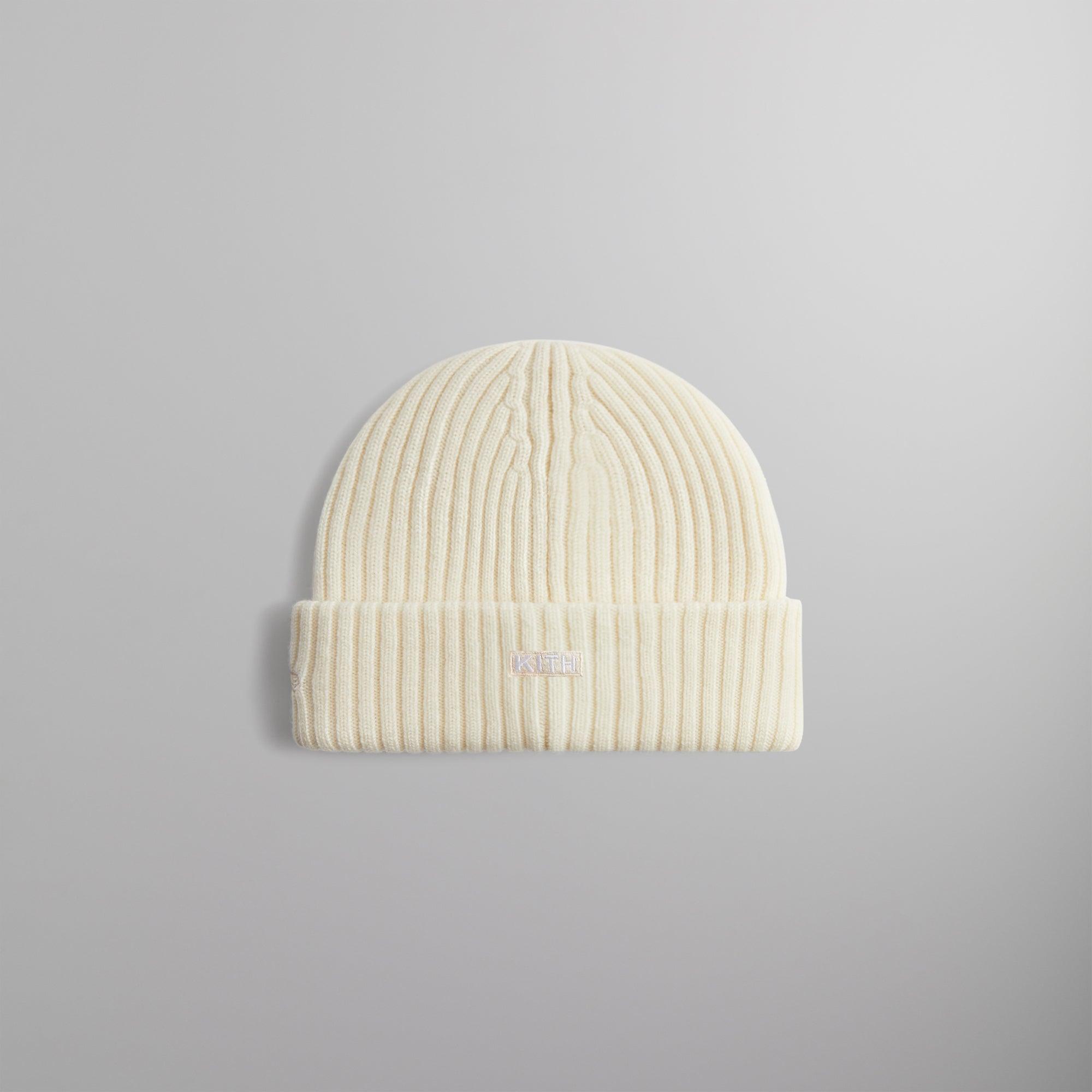 Kith for the New York Knicks Wings Logo Beanie - Sandrift Male Product Image