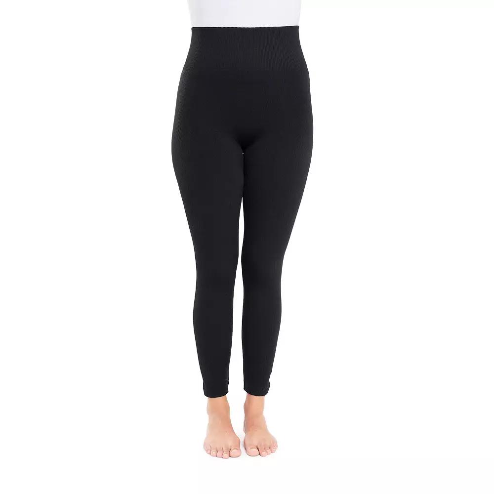 Women's MUK LUKS® Fleece Lined Regular Fit Leggings,  Product Image