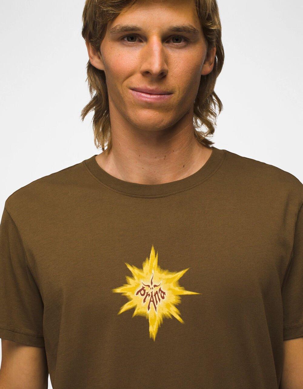 PRANA Heritage Graphic Mens Tee - BROWN Product Image