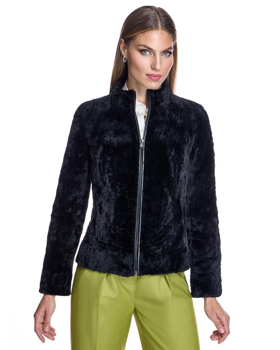 Fitted Shearling Jacket Product Image