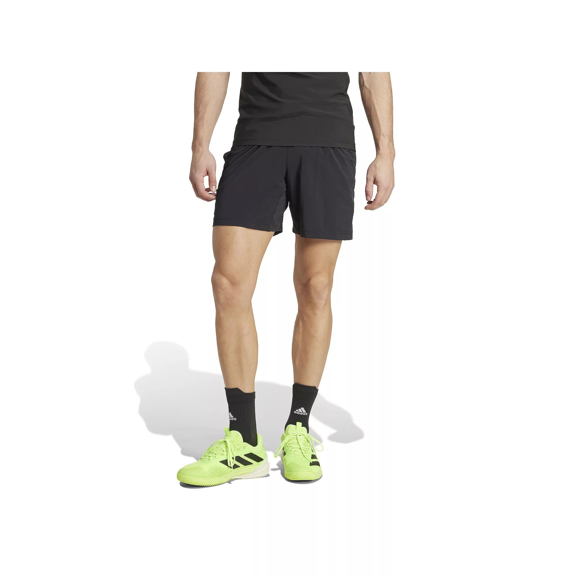 adidas Tennis Pro Ergo Shorts Black 2XL Mens Product Image