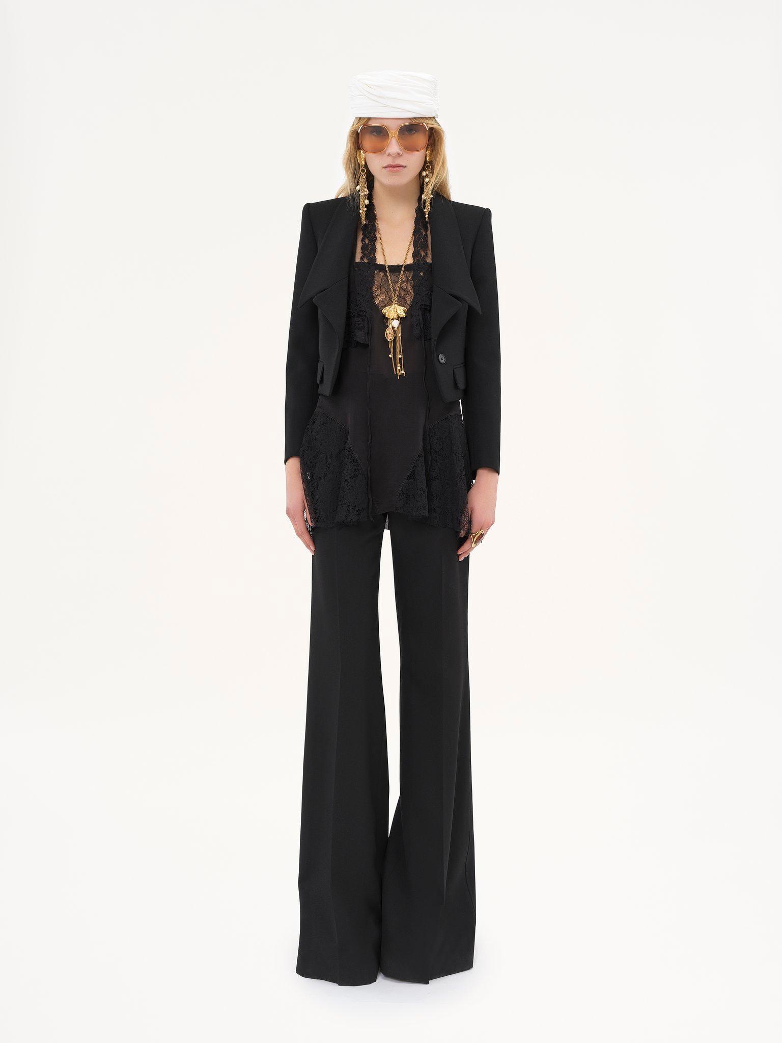 Heritage tailored jacket in wool gabardine Product Image