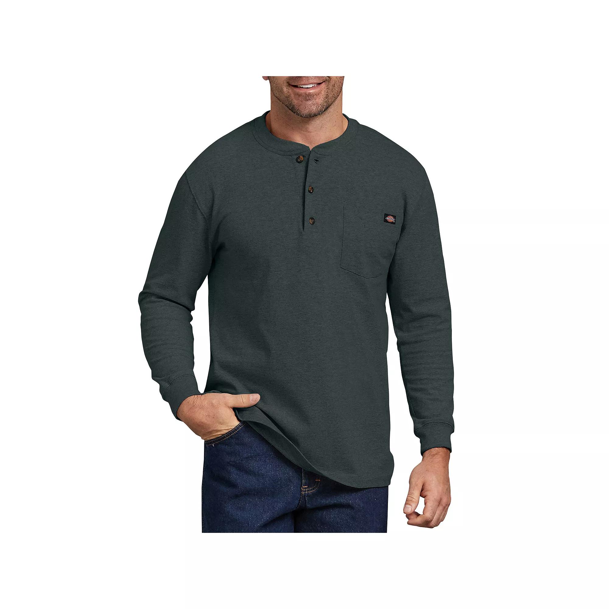 Men's Dickies Heavyweight Henley,  Product Image